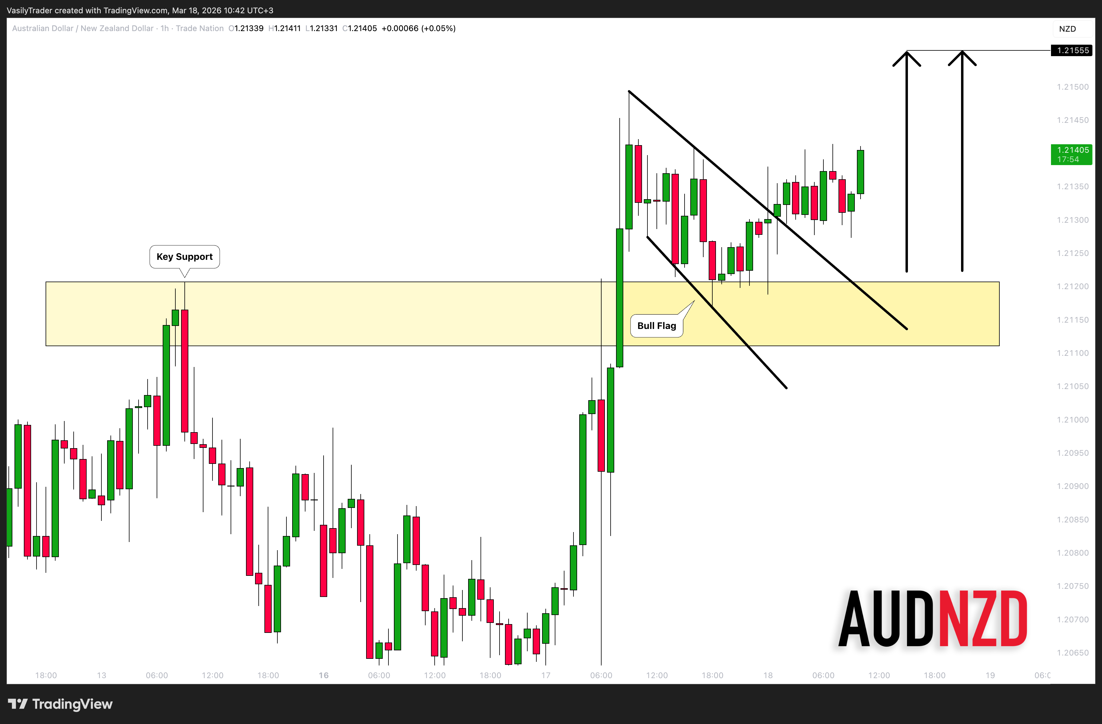 TRADENATION:AUDNZD ภาพชาร์ต โดย VasilyTrader