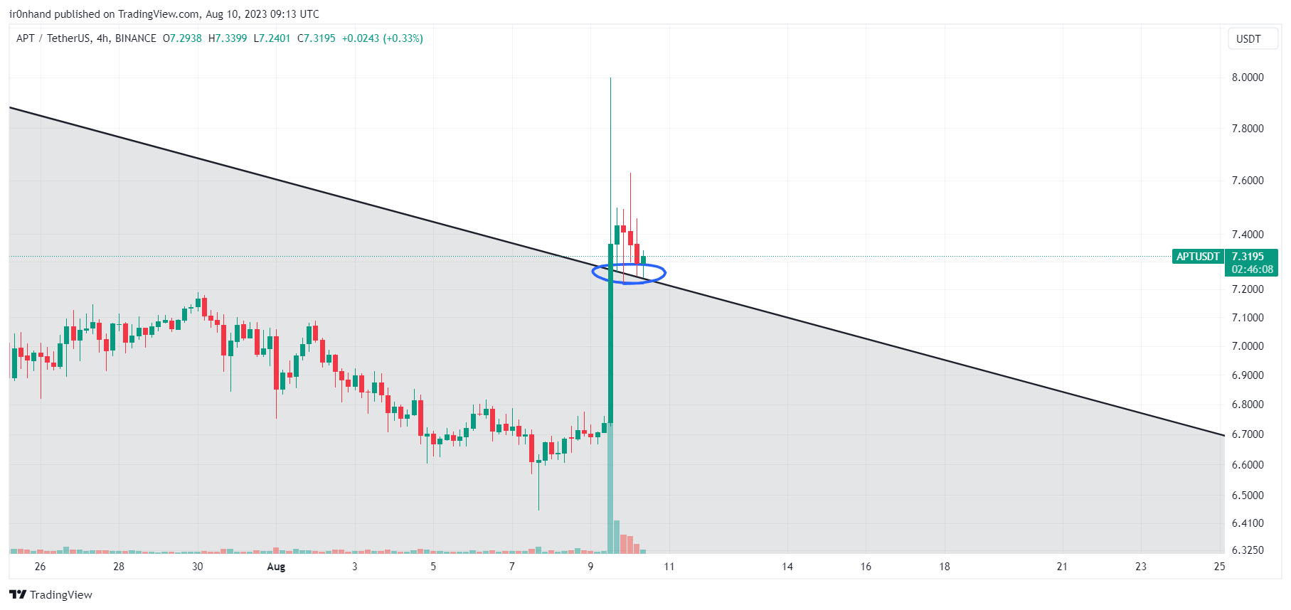 BINANCE:APTUSDT Imagem do gráfico por ir0nhand