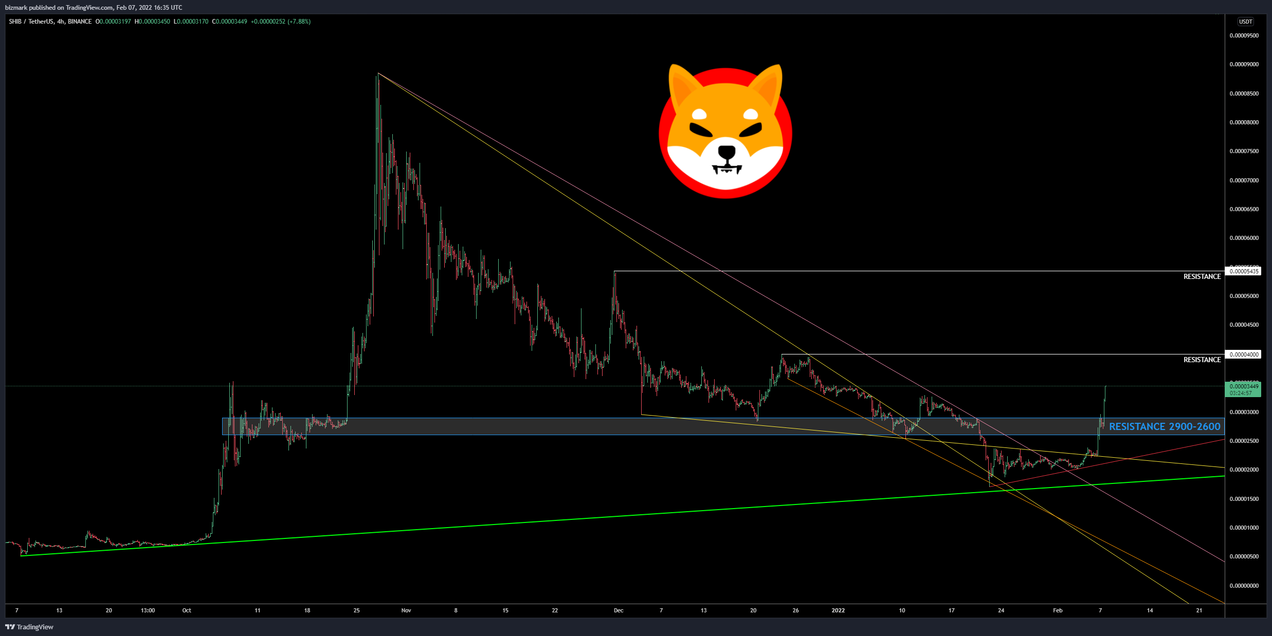 BINANCE:SHIBUSDT Chart Image by bizmark
