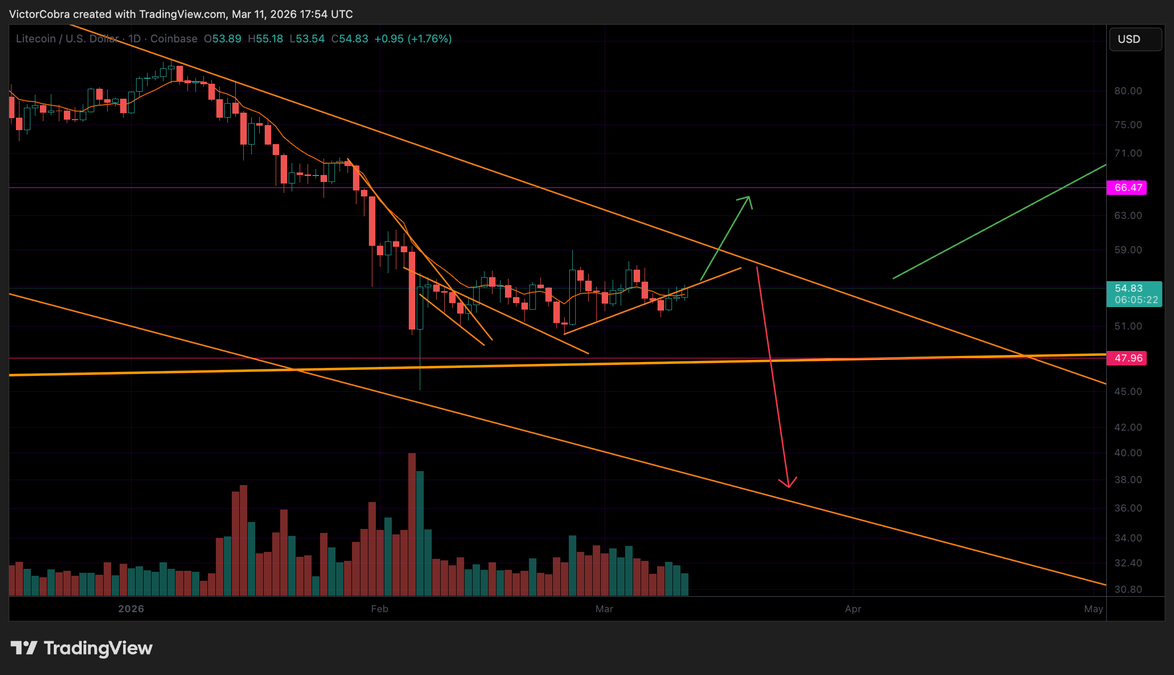 COINBASE:LTCUSD Chart Image by VictorCobra