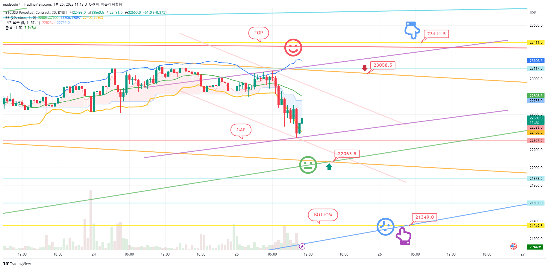 BYBIT:BTCUSD.P Chart Image by madscoin