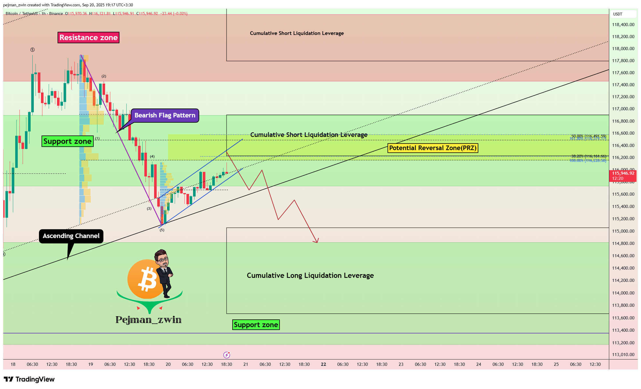 BINANCE:BTCUSDT 차트 이미지 - pejman_zwin 제공