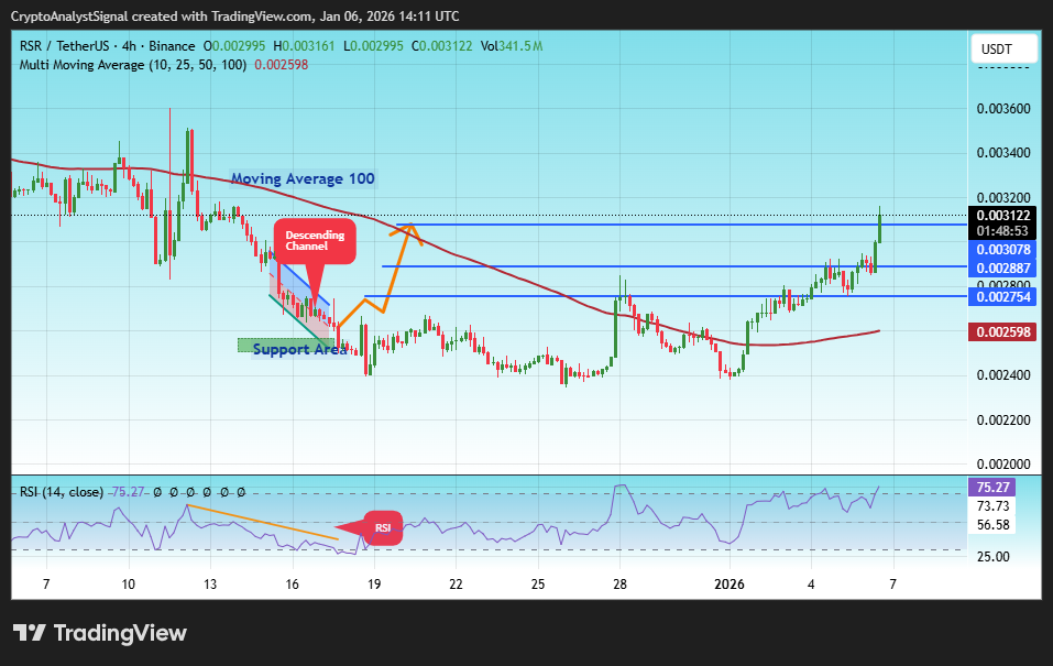 BINANCE:RSRUSDT Chart Image by CryptoAnalystSignal