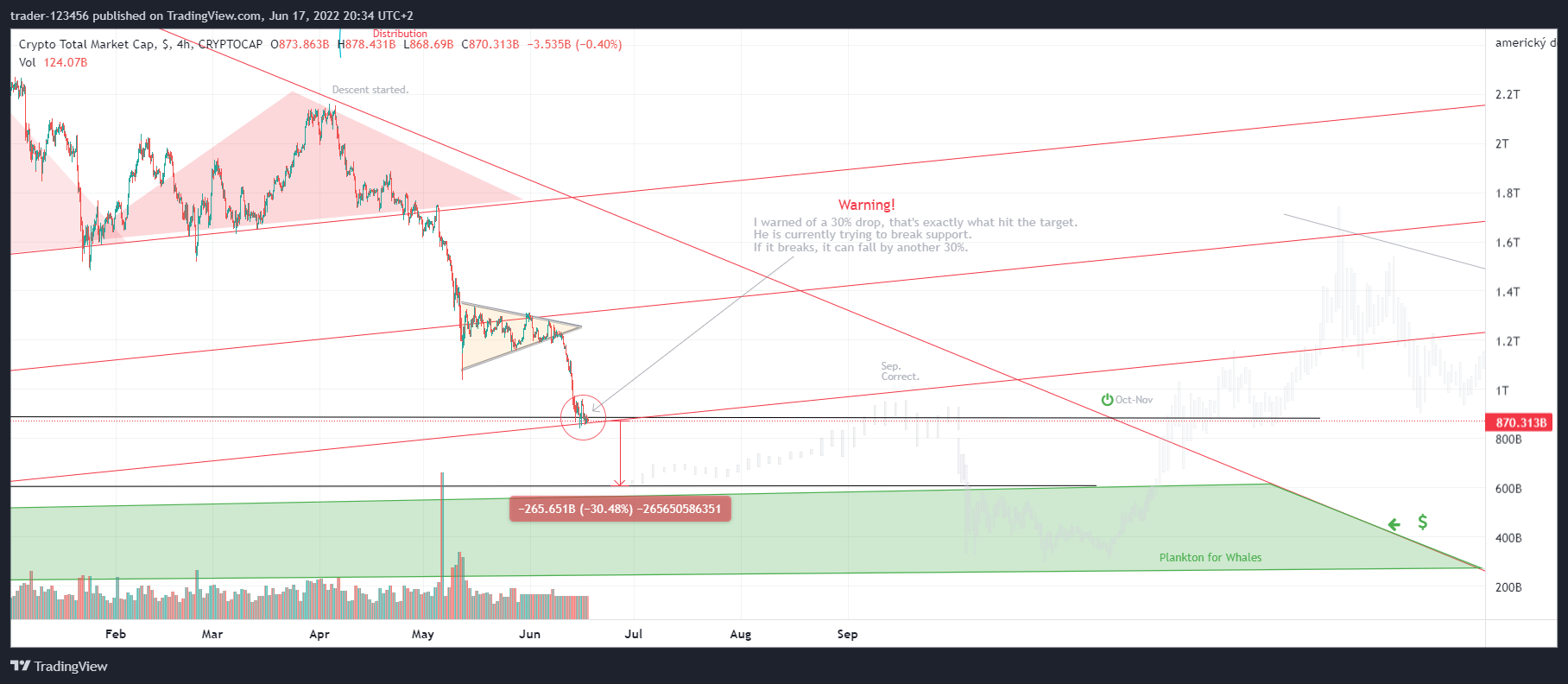 CRYPTOCAP:TOTAL صورة الرسم البياني by trader-123456
