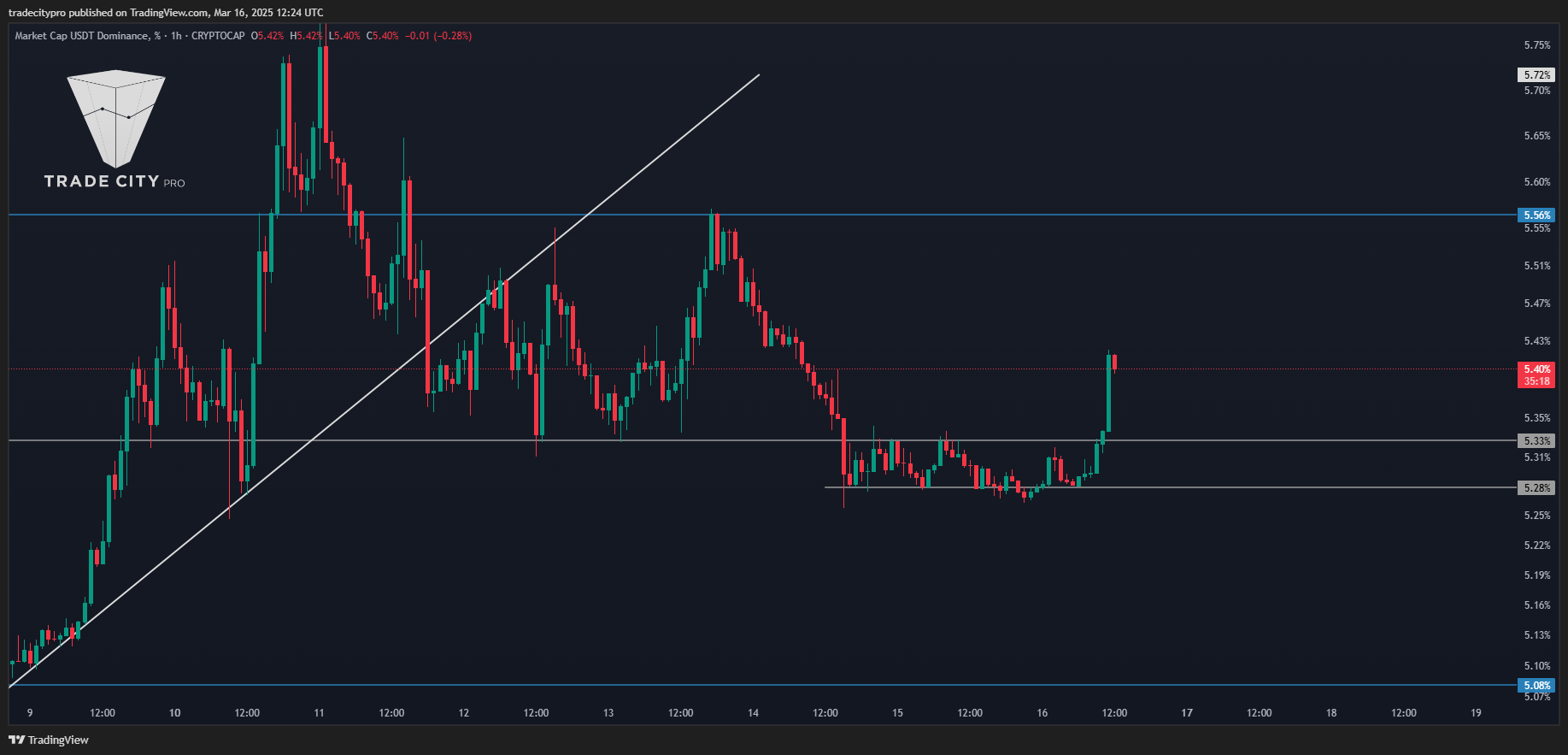 CRYPTOCAP:USDT.D Chart Image by tradecitypro