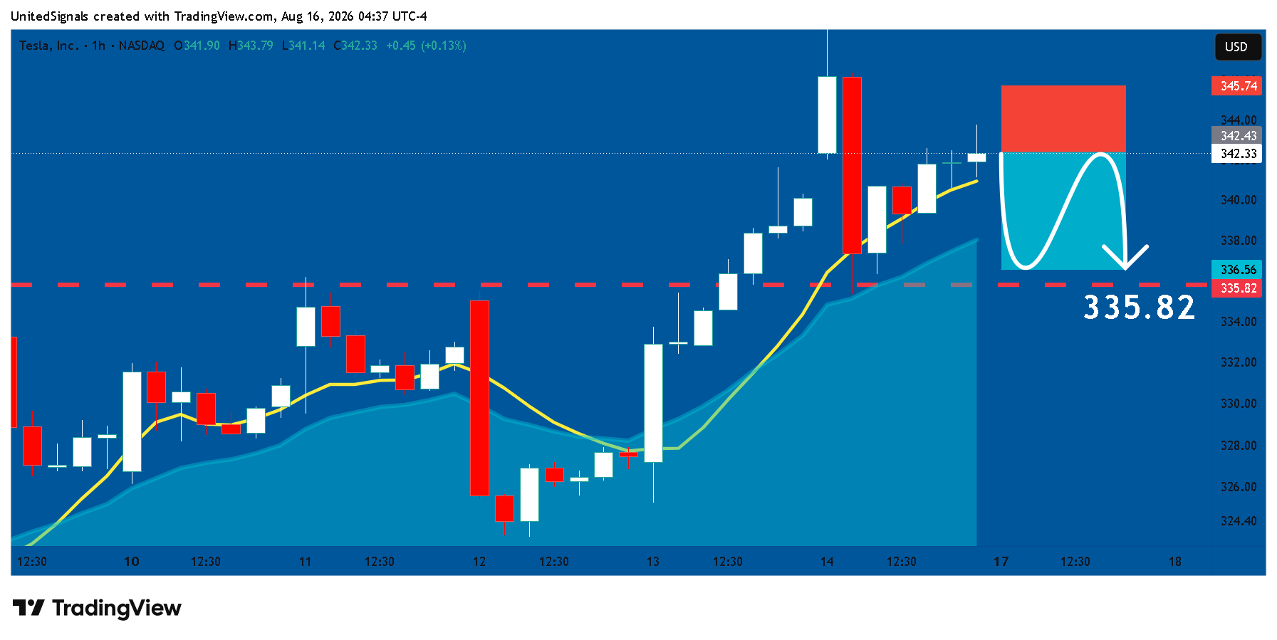 BATS:TSLA Chart Image by UnitedSignals