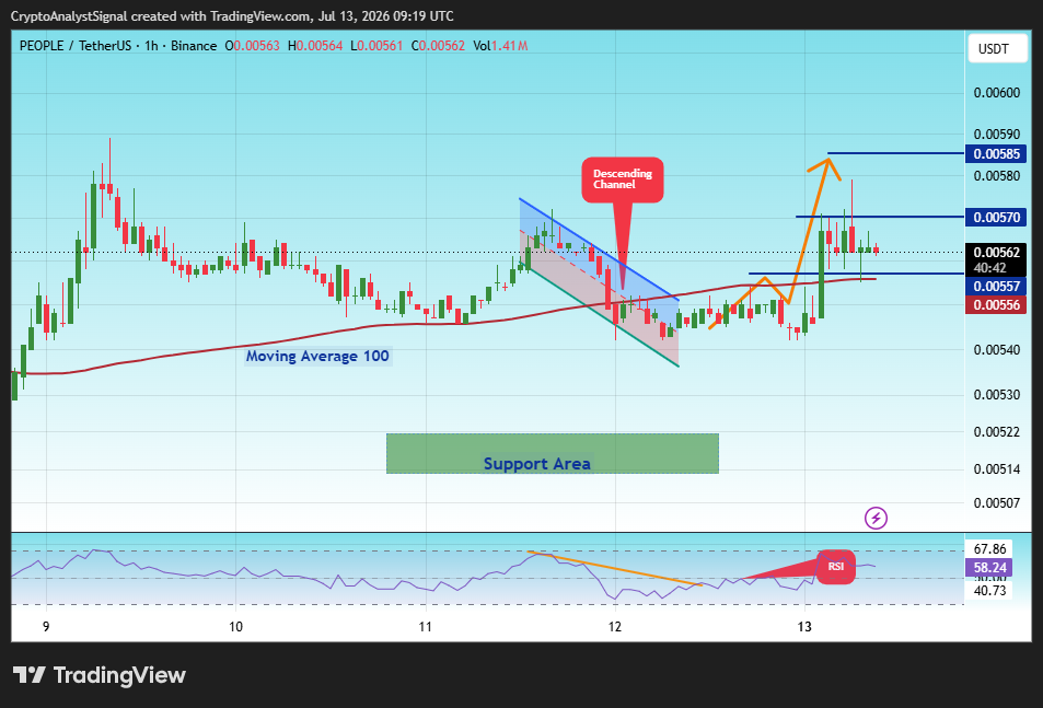 BINANCE:PEOPLEUSDT Chart Image by CryptoAnalystSignal