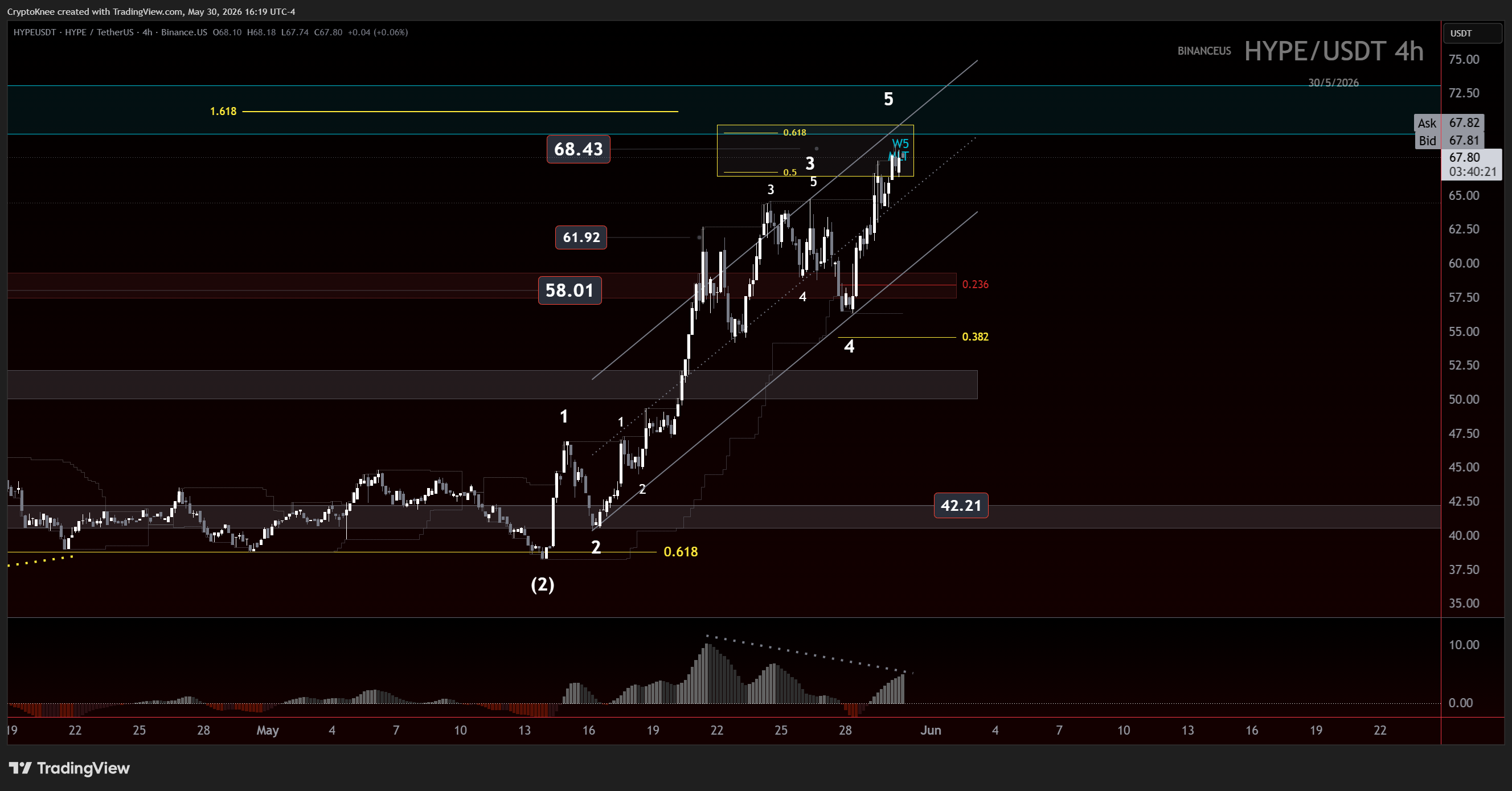 BINANCEUS:HYPEUSDT Chart Image by CryptoKnee