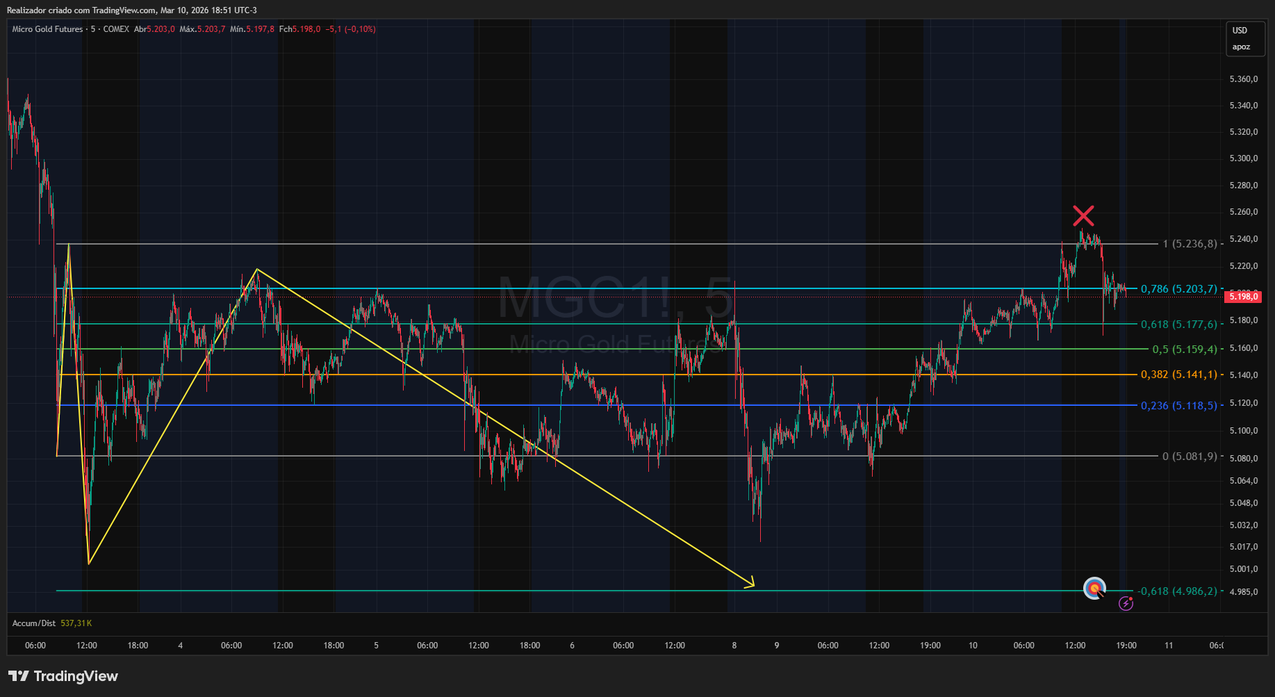 COMEX_MINI_DL:MGC1! Chart Image by Realizador
