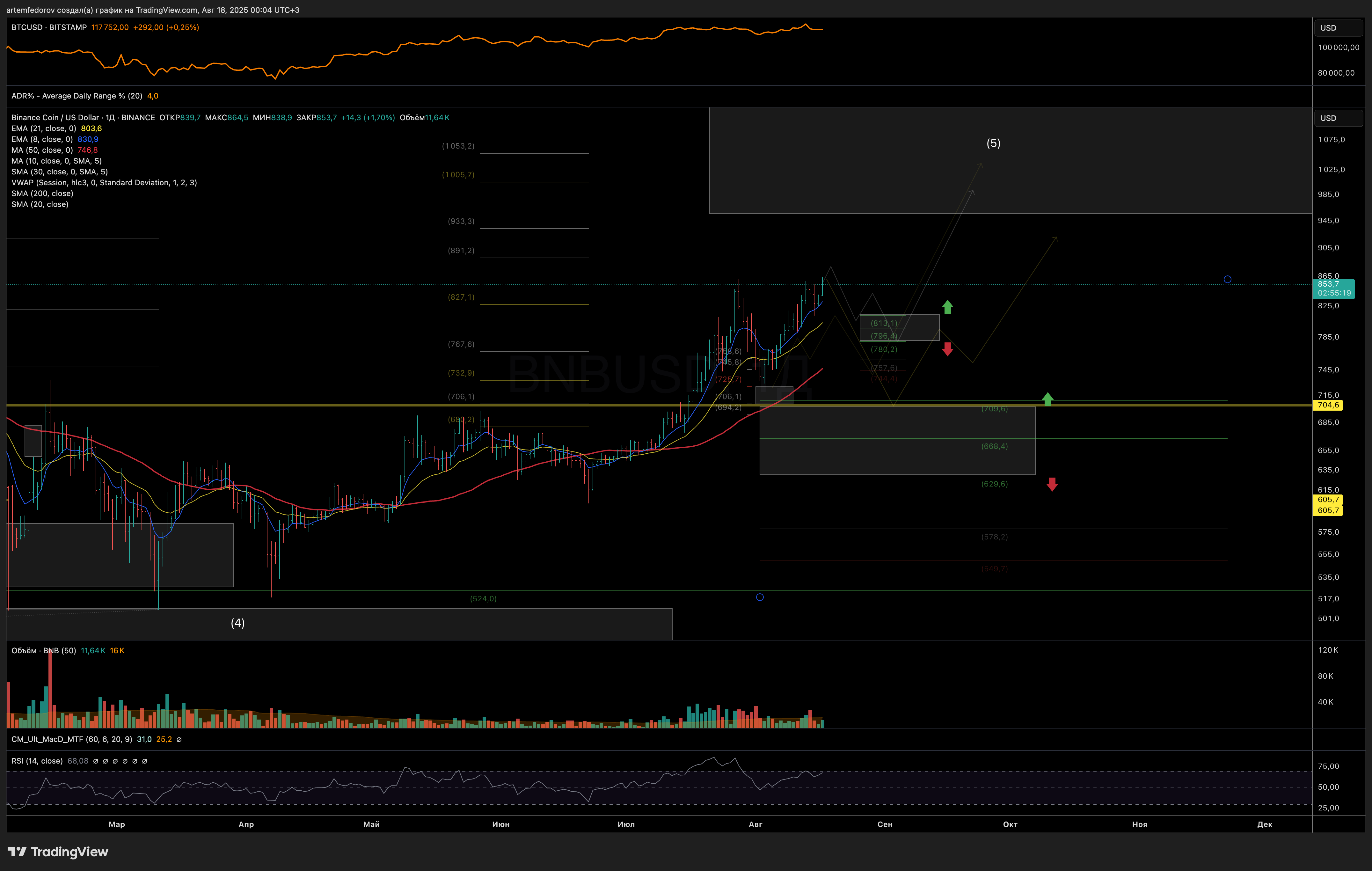 BINANCE:BNBUSD Chart Image by BelFed_Analytics