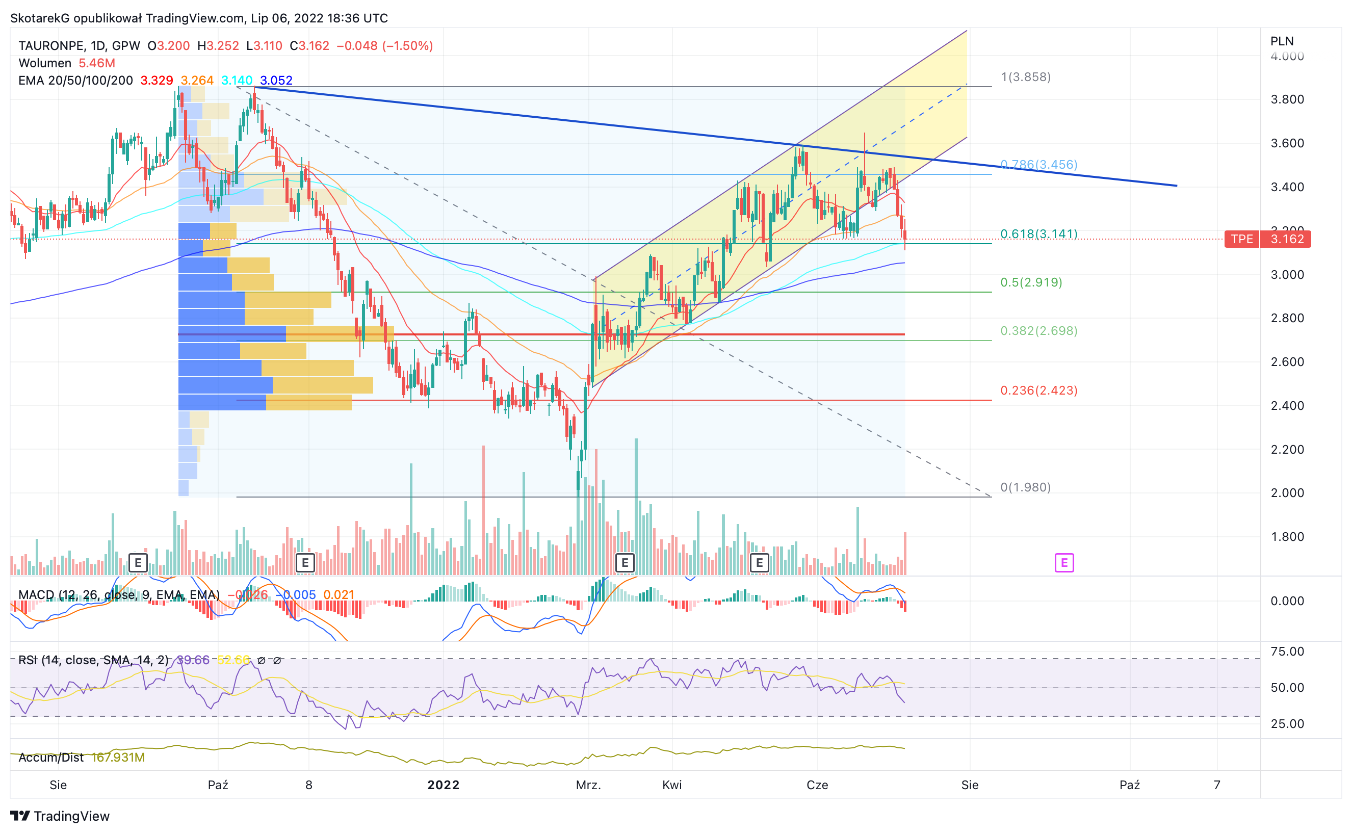 GPW:TPE Chart Image by SkotarekG
