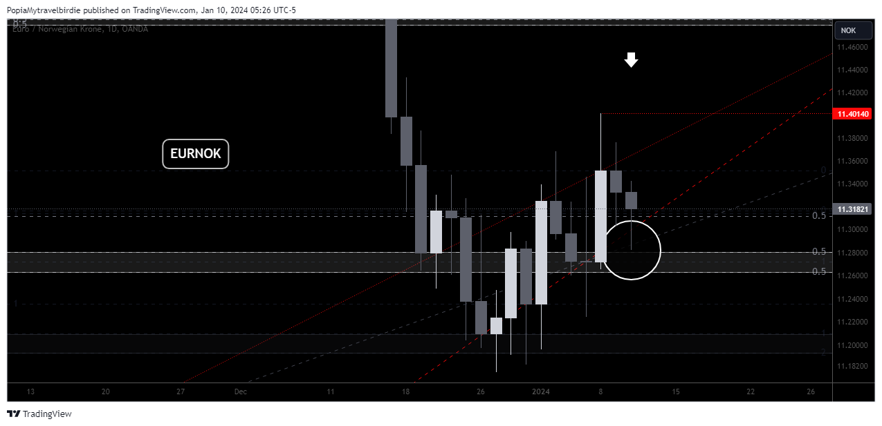 OANDA:EURNOK Chart Image by PopiaMytravelbirdie