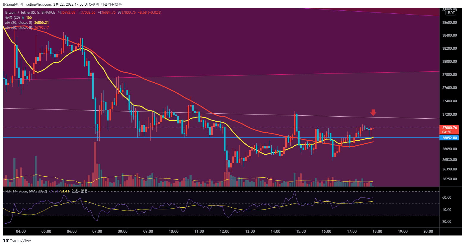 BINANCE:BTCUSDT Chart Image by ll-Sanul-ll