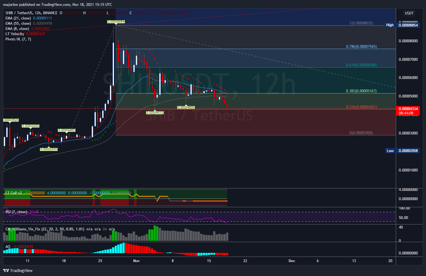 BINANCE:SHIBUSDT Chart Image by majorlee