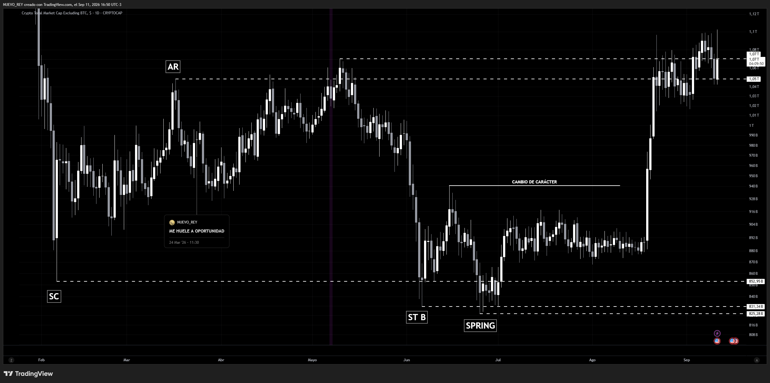 Imej Carta CRYPTOCAP:TOTAL2 oleh NUEVO_REY