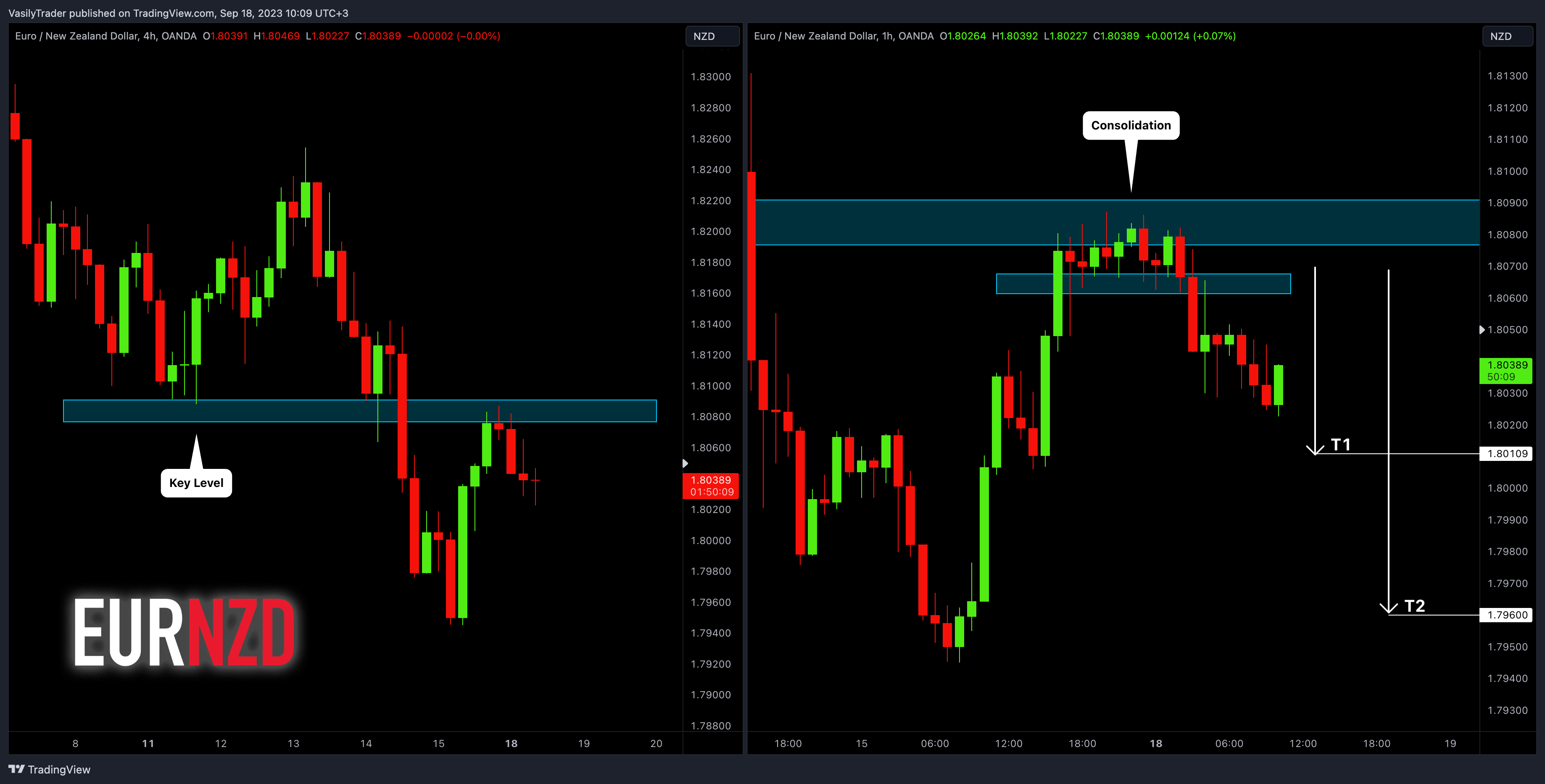 OANDA:EURNZD Chart Image by VasilyTrader