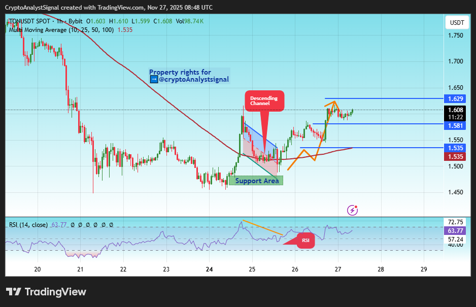BYBIT:TONUSDT Chart Image by CryptoAnalystSignal