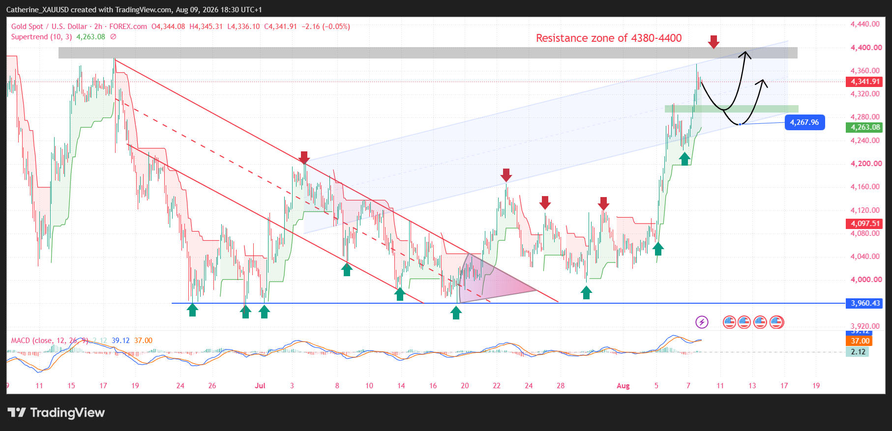 FOREXCOM:XAUUSD Chart Image by Catherine_XAUUSD