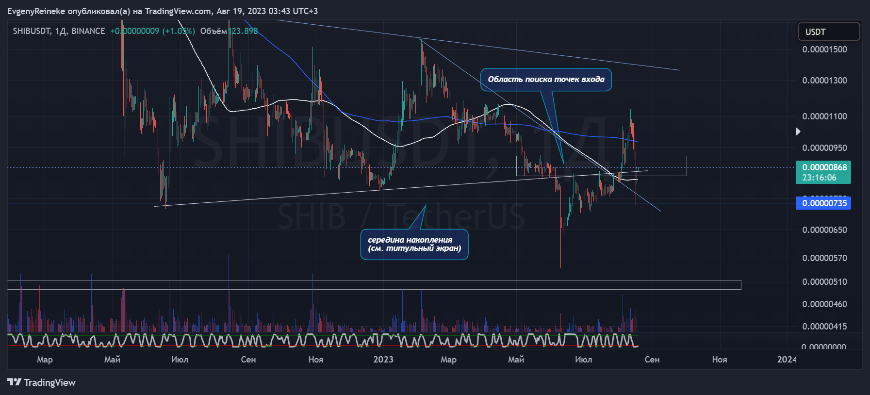 BINANCE:SHIBUSDT Chart Image by EvgenyReineke
