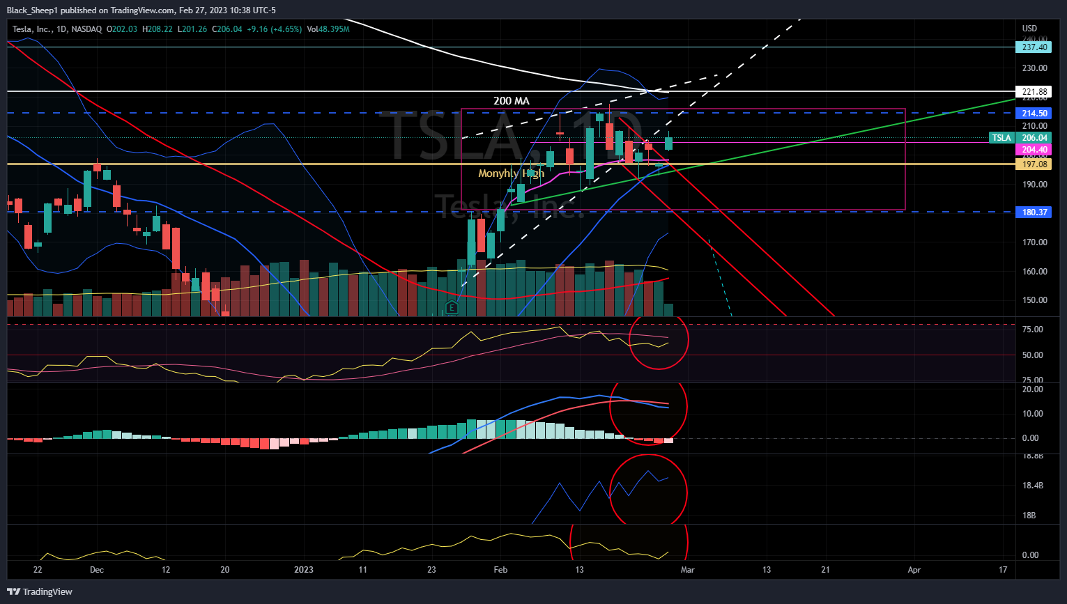 NASDAQ:TSLA Chart Image by Black_Sheep1
