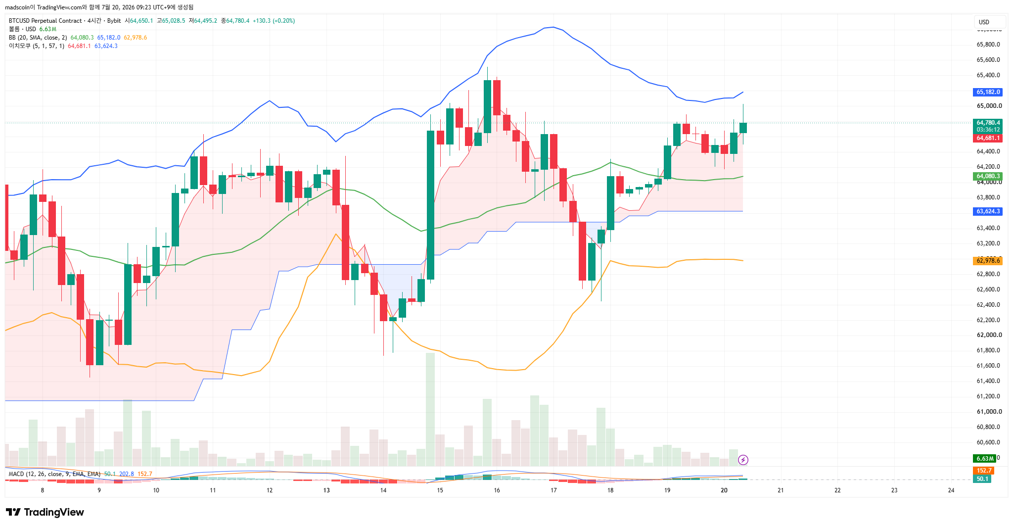 BYBIT:BTCUSD.P Chart Image by madscoin