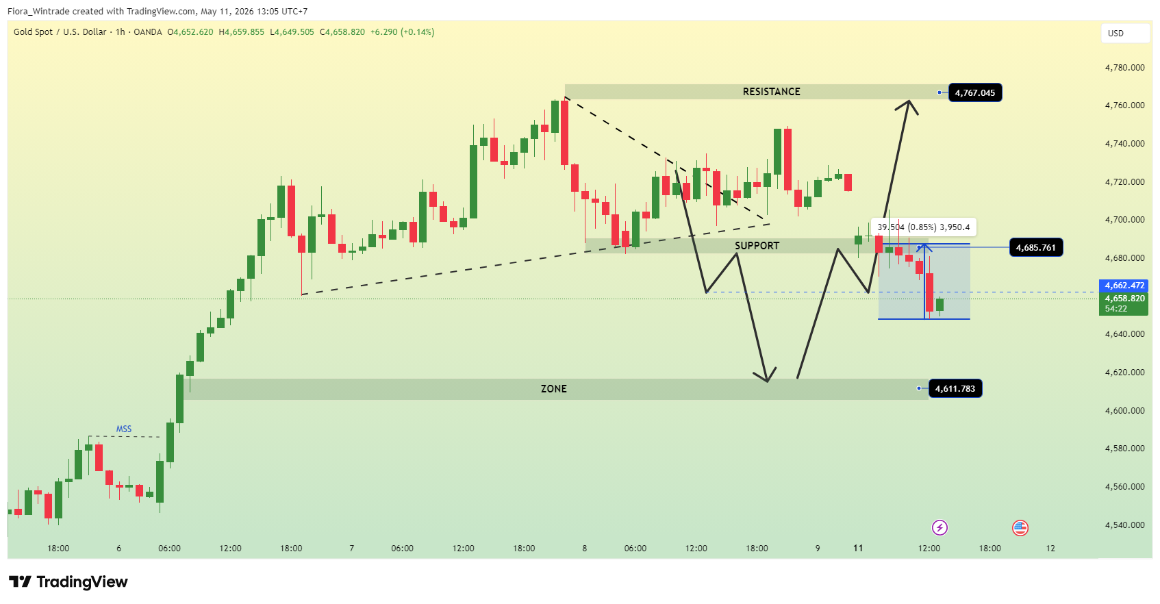 OANDA:XAUUSD Chart Image by Fiora_Wintrade
