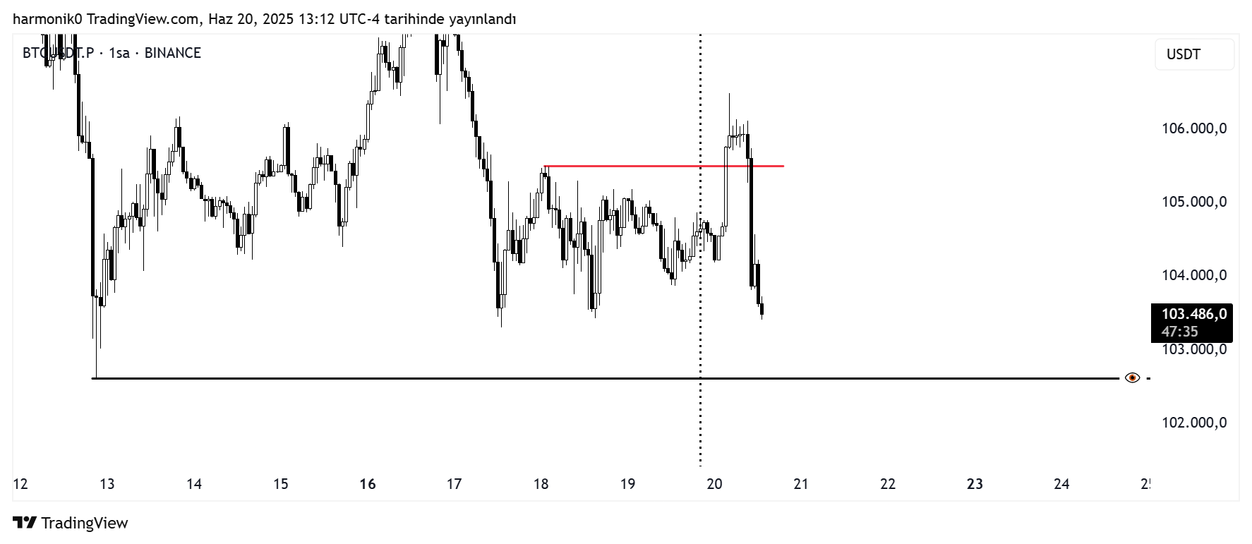 BINANCE:BTCUSDT.P Chart Image by harmonik0