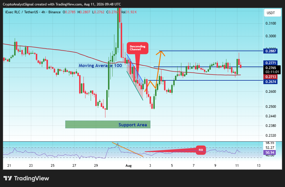 BINANCE:RLCUSDT Chart Image by CryptoAnalystSignal