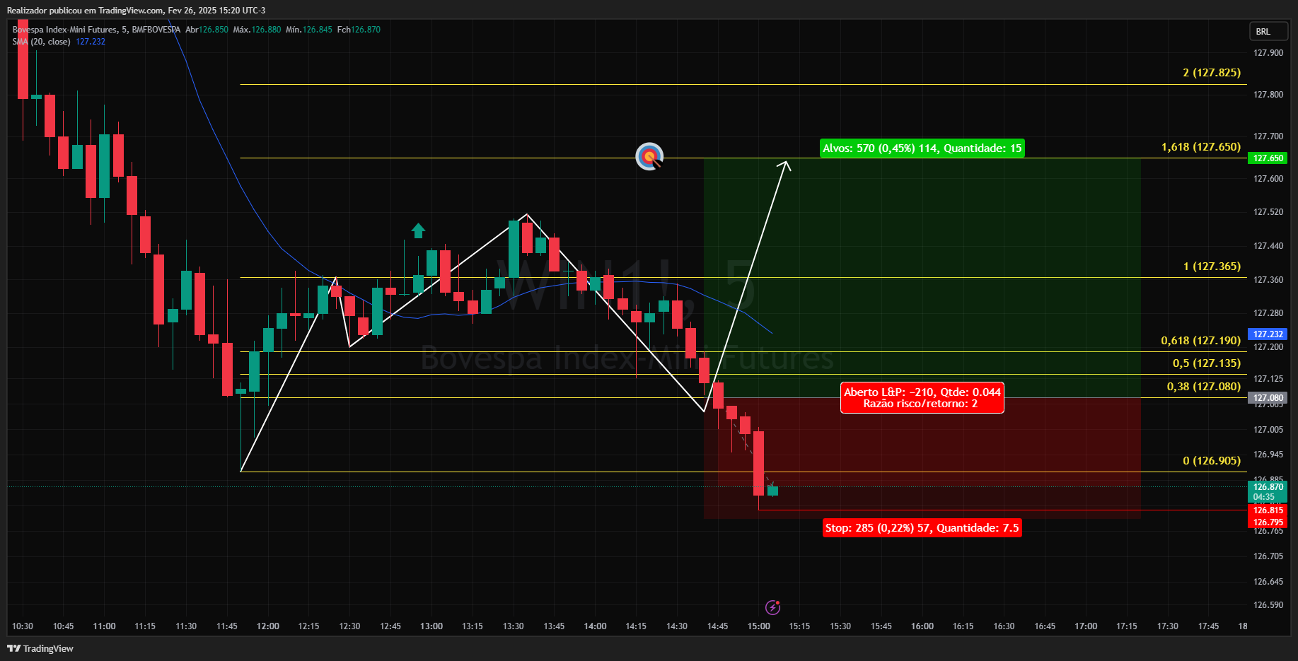 BMFBOVESPA_DLY:WIN1! Chart Image by Realizador