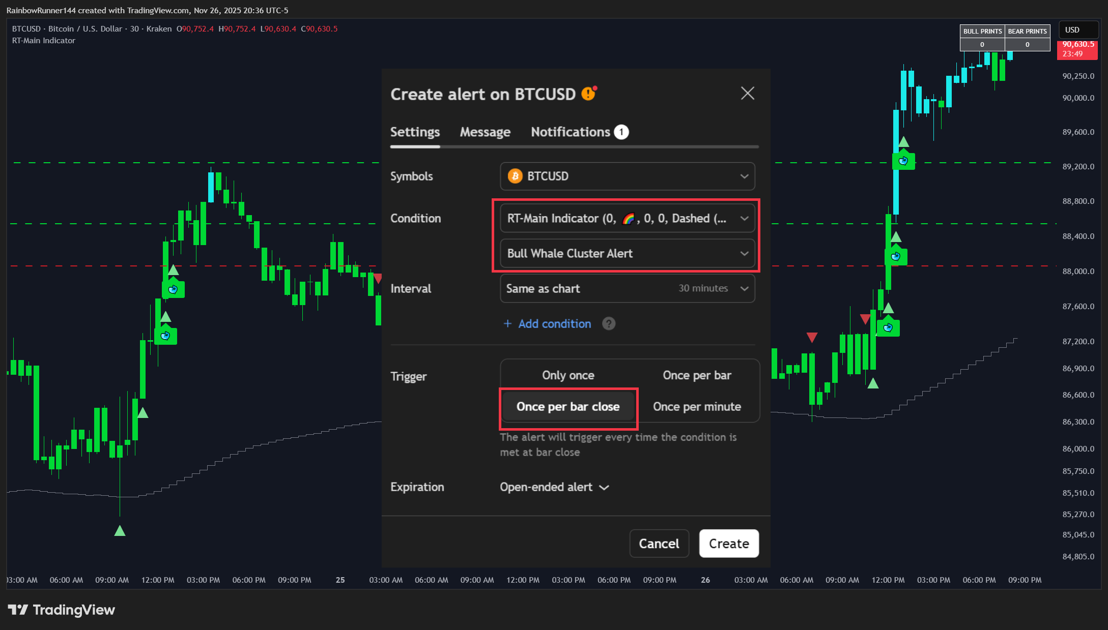 KRAKEN:BTCUSD Chart Image by RainbowRunner144