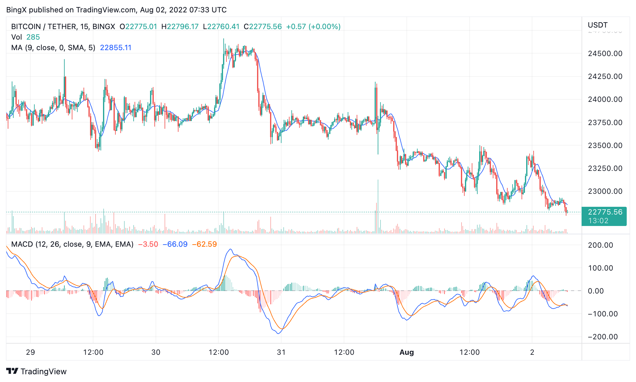 BINGX:BTCUSDT Chart Image by BingX