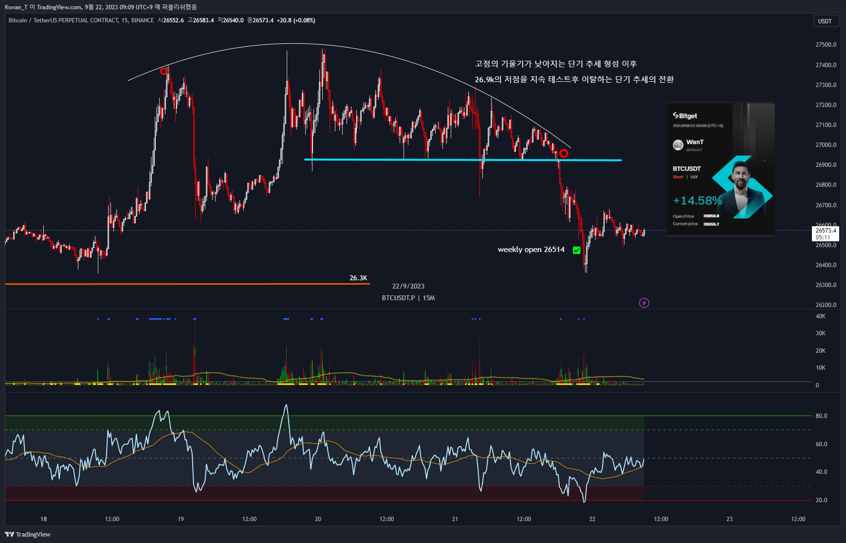 BINANCE:BTCUSDT.P ภาพชาร์ต โดย CHART_WANTED