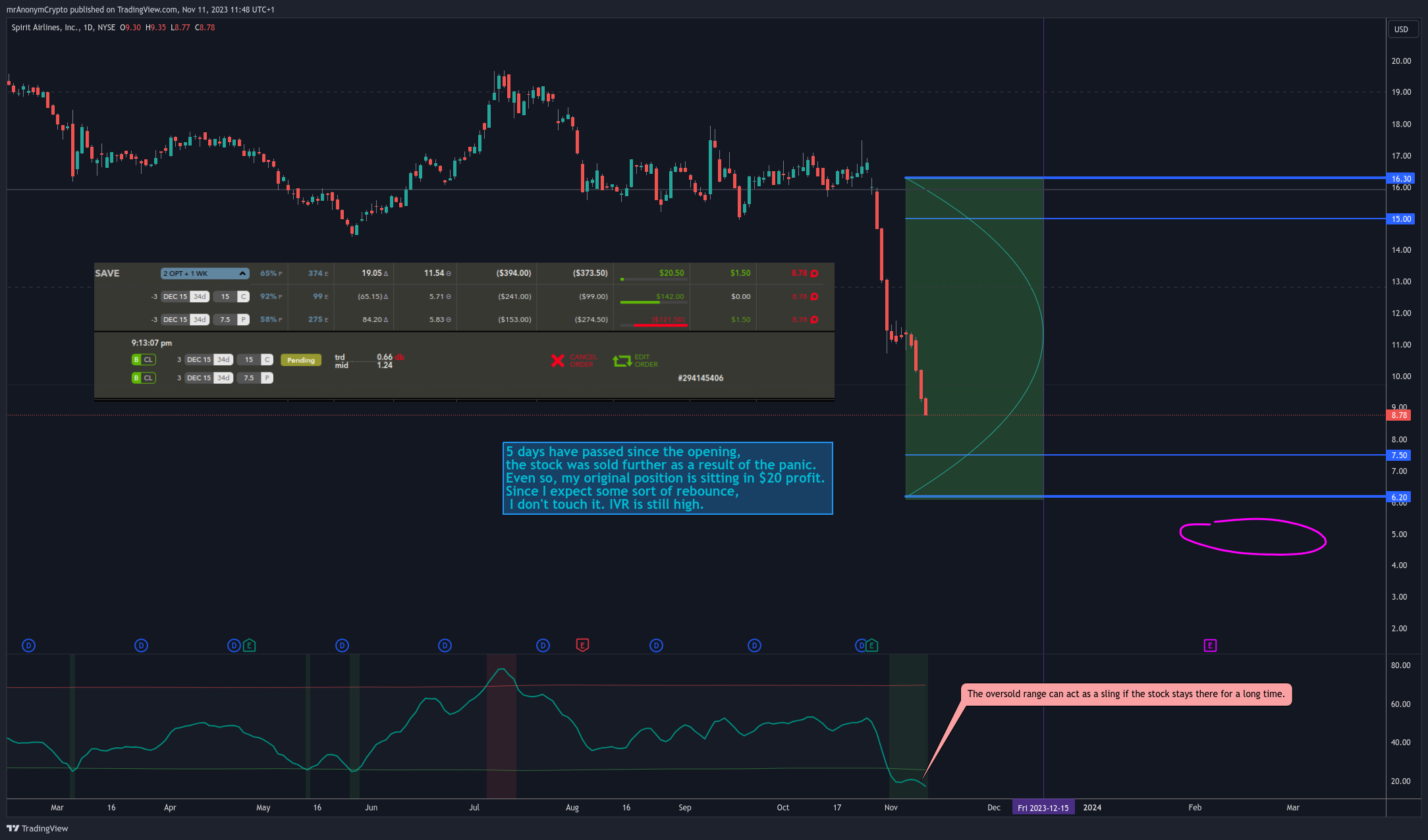 NYSE:SAVE Chart Image by TanukiTrade
