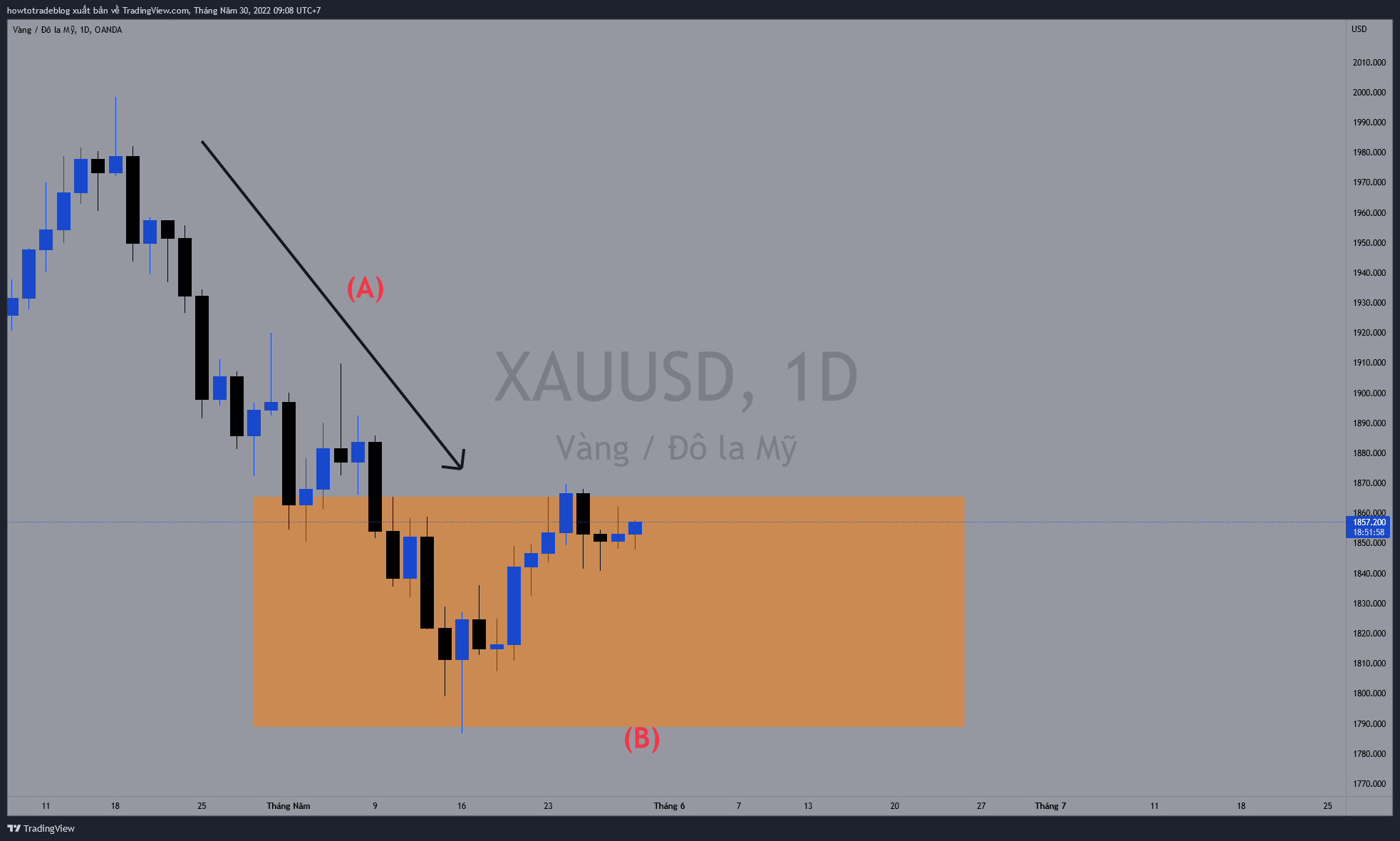 OANDA:XAUUSD Chart Image by Giavangvietnam