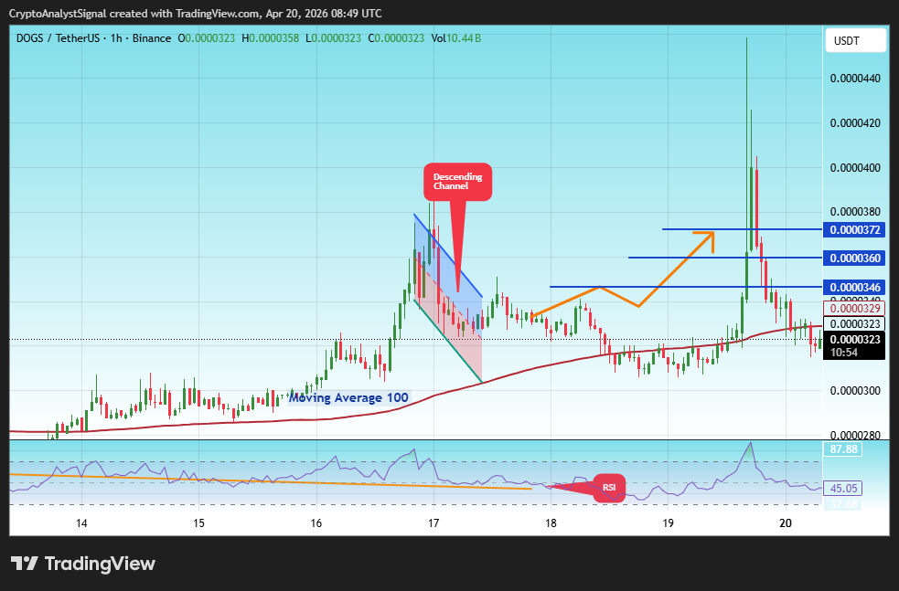 BINANCE:DOGSUSDT Gambar chart oleh CryptoAnalystSignal