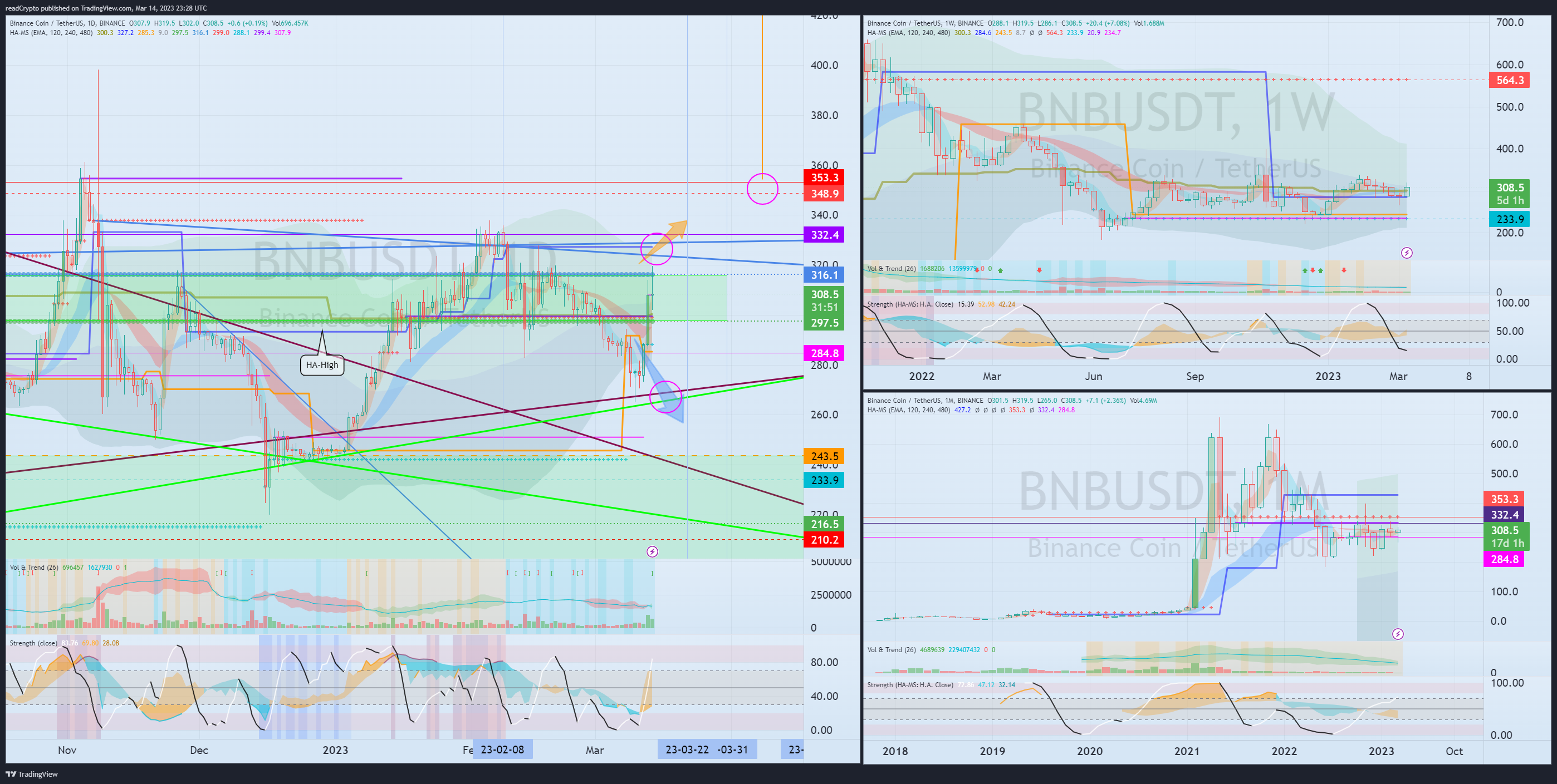 BINANCE:BNBUSDT Chart Image by readCrypto