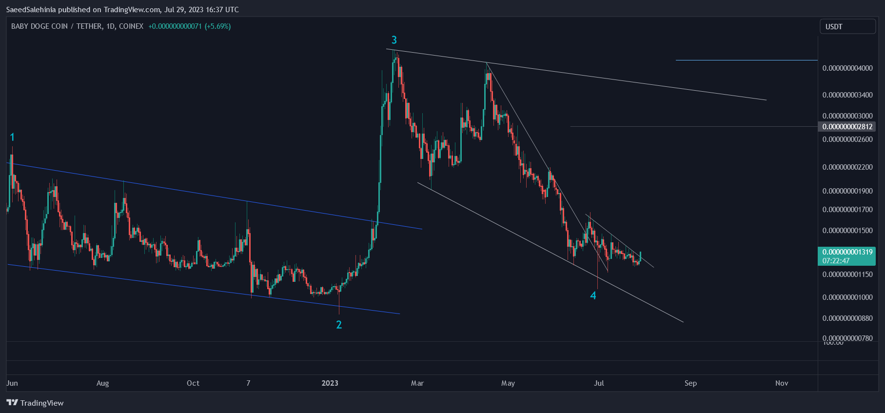 COINEX:BABYDOGEUSDT Chart Image by SaeedSalehinia