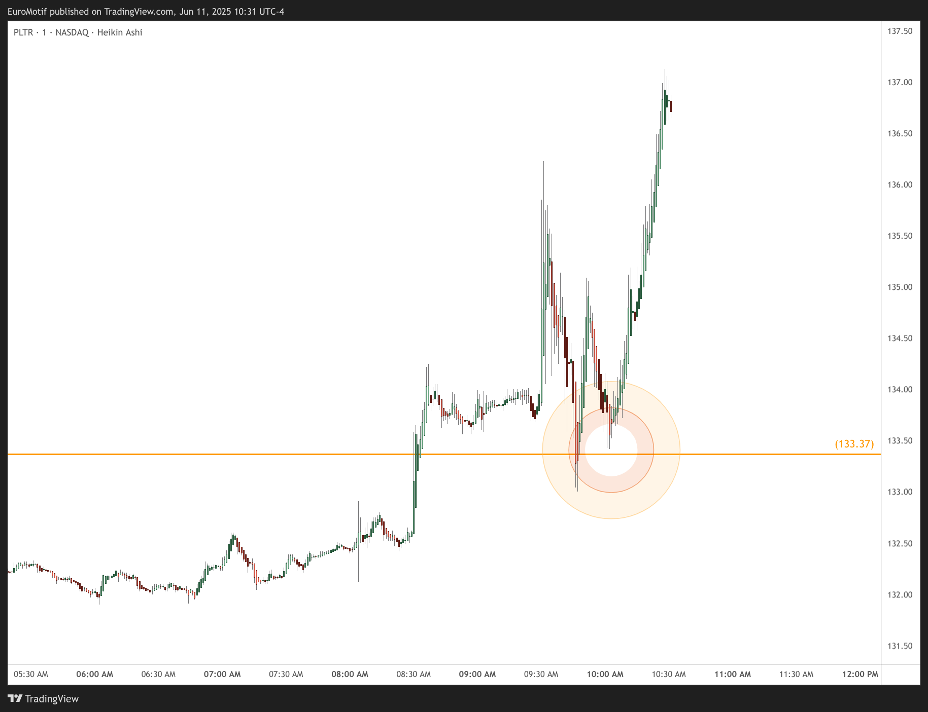 BATS:PLTR Chart Image by EuroMotif