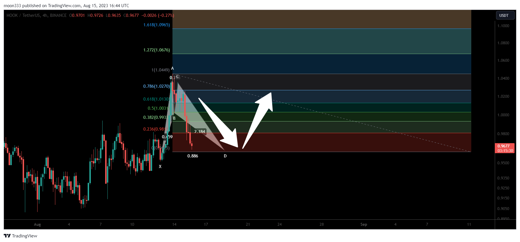 BINANCE:HOOKUSDT Chart Image by moon333