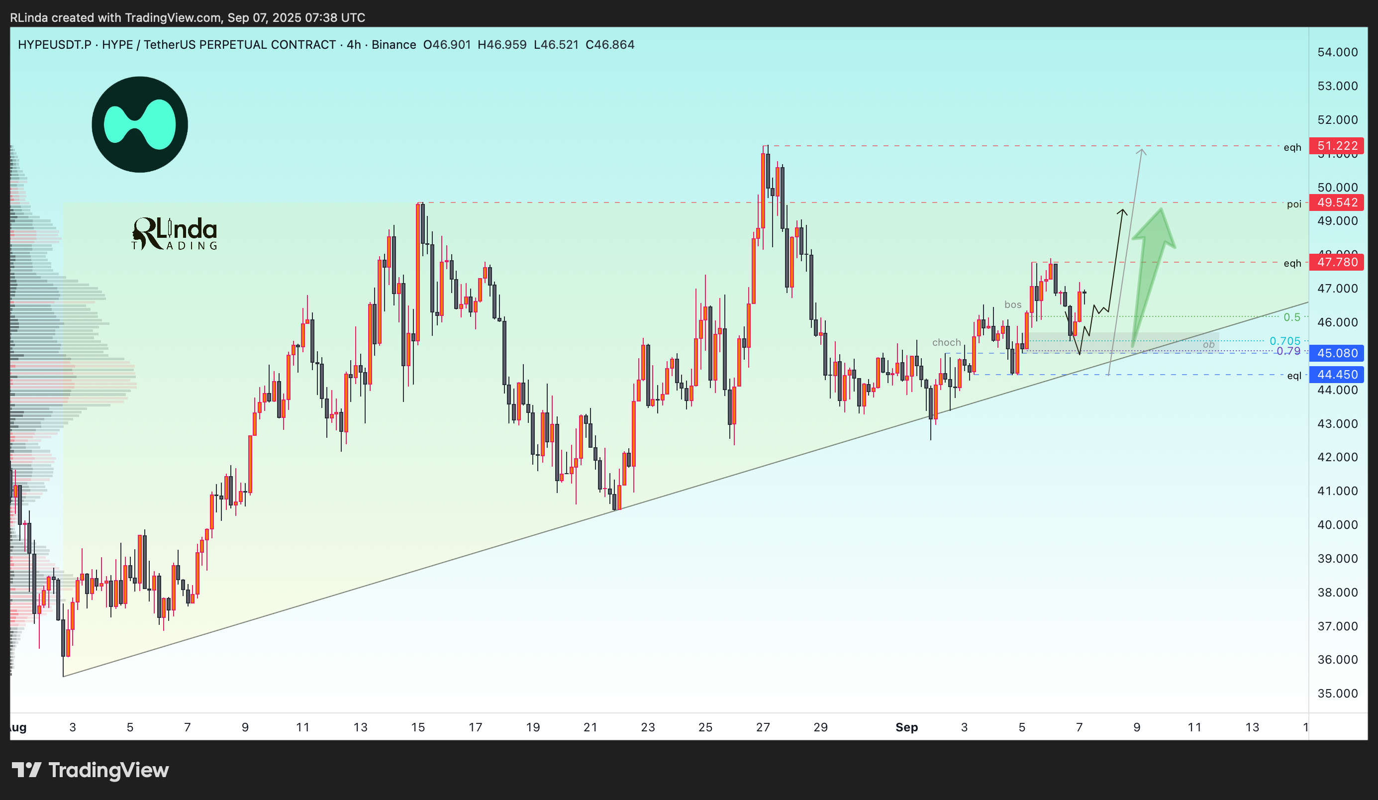 BINANCE:HYPEUSDT.P Chart Image by RLinda