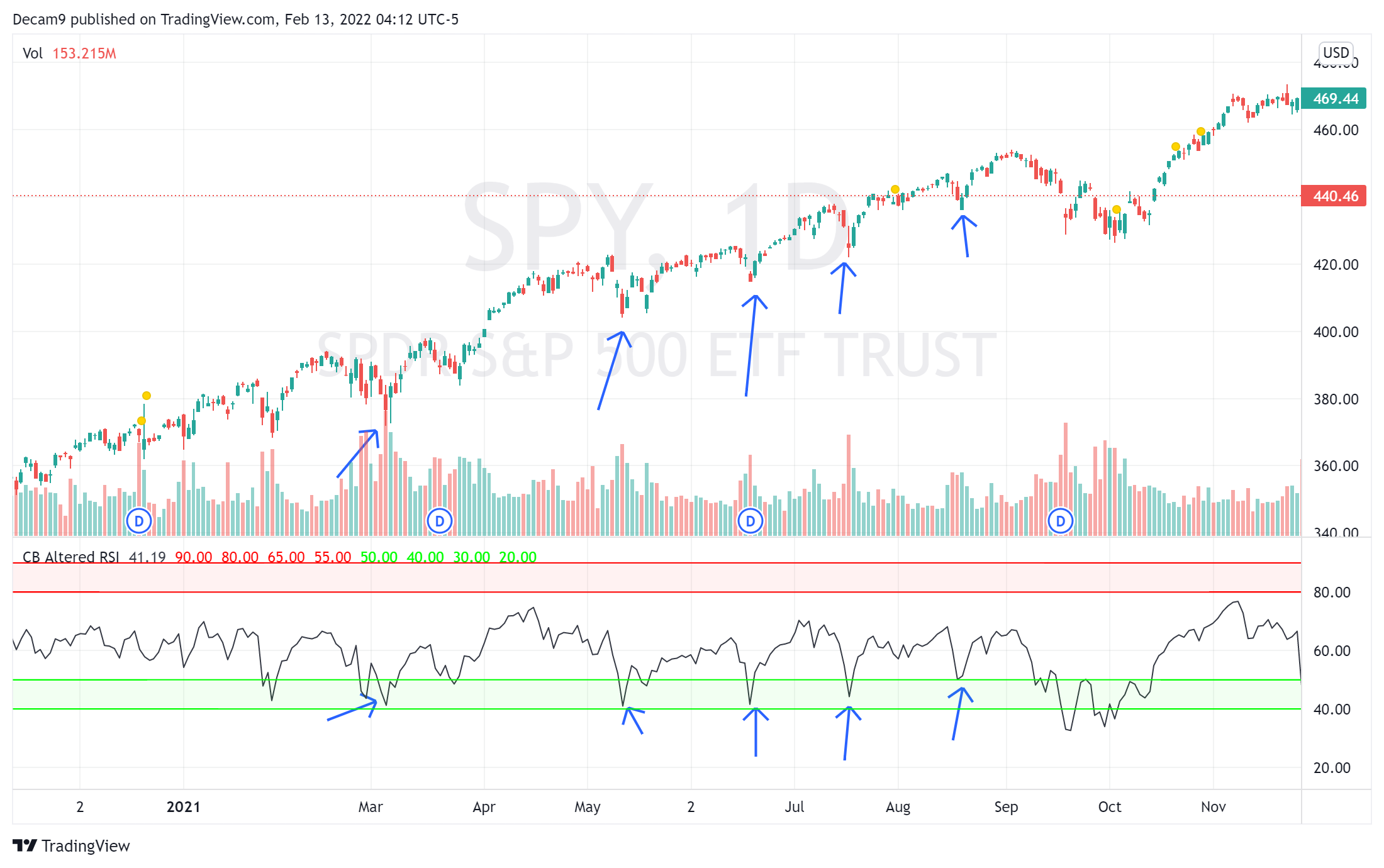 AMEX:SPY Chart Image by Decam9