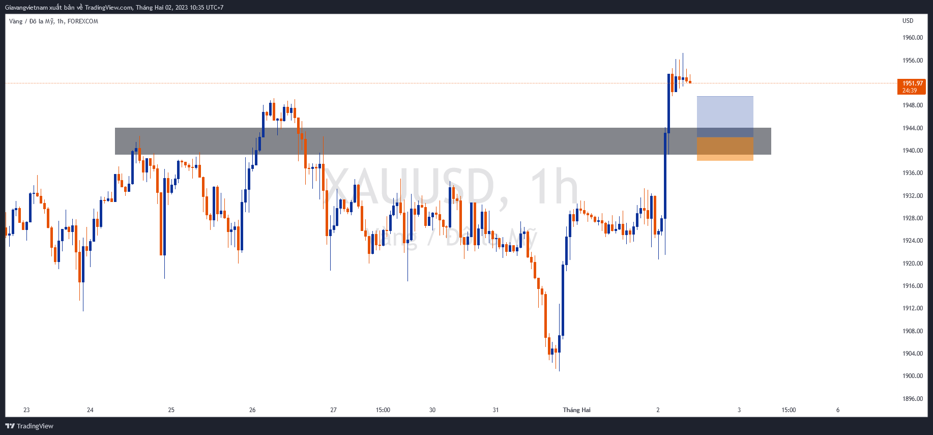 FOREXCOM:XAUUSD Chart Image by Giavangvietnam