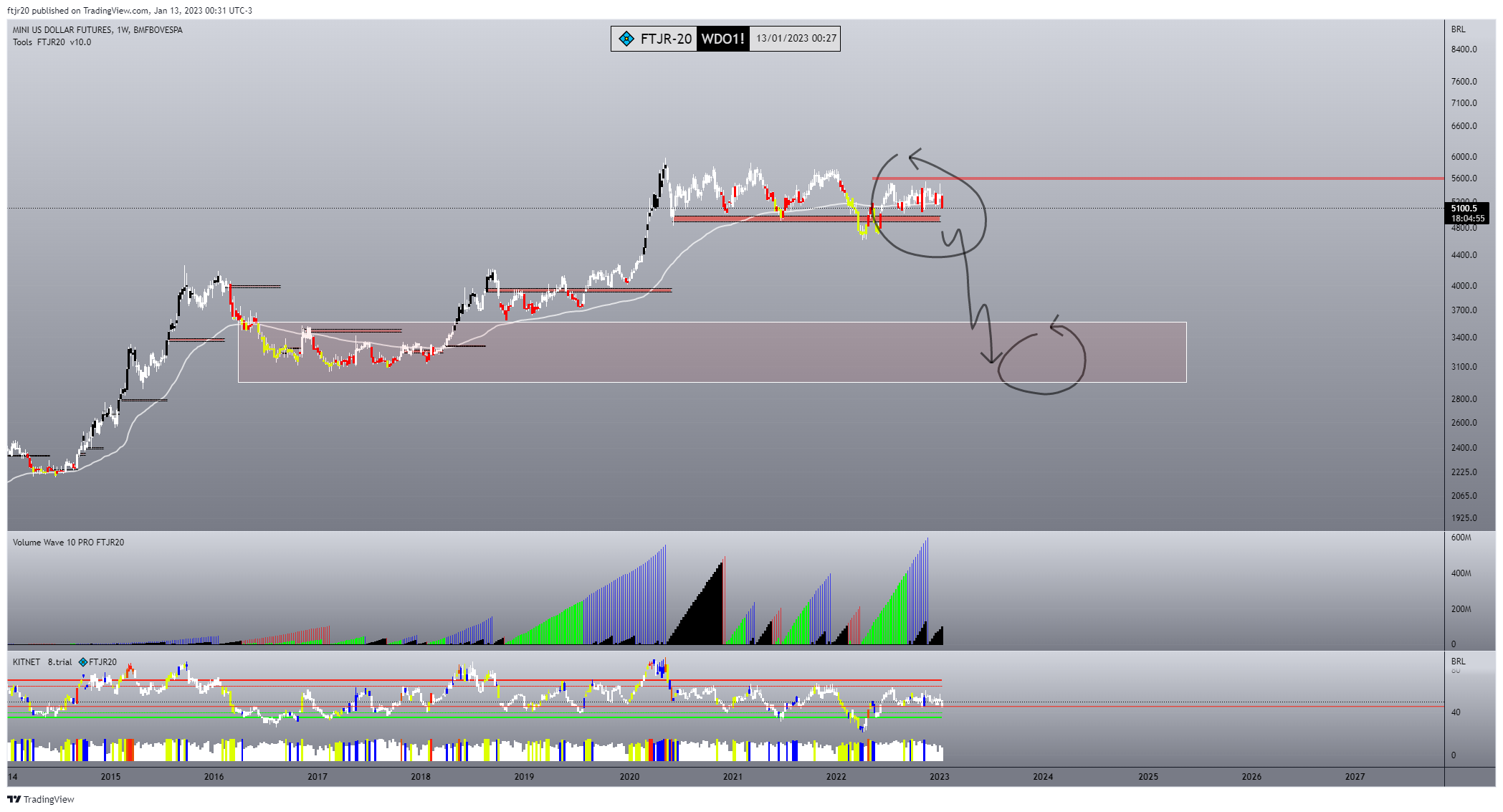 BMFBOVESPA:WDO1! Chart Image by ftjr20