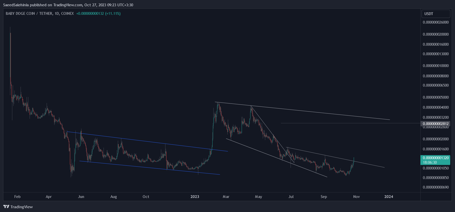 COINEX:BABYDOGEUSDT Chart Image by SaeedSalehinia