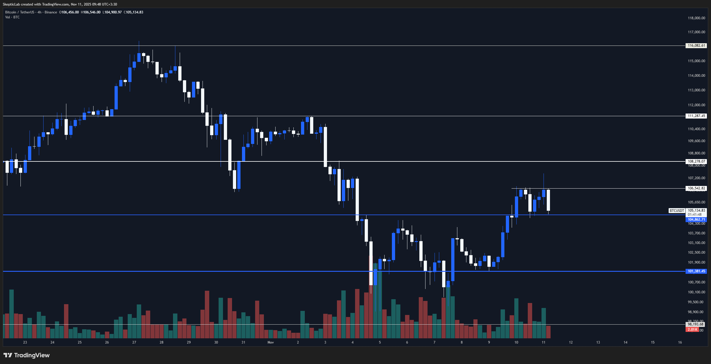 BINANCE:BTCUSDT 차트 이미지 - SkepticLab 제공