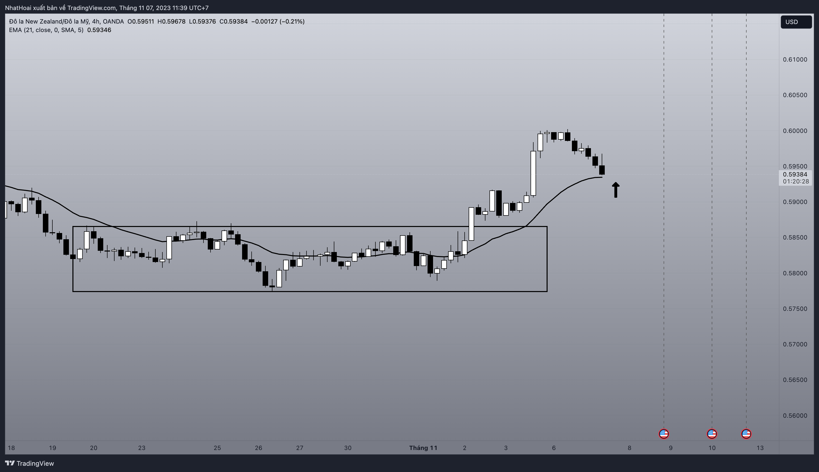 OANDA:NZDUSD Chart Image by NhatHoai