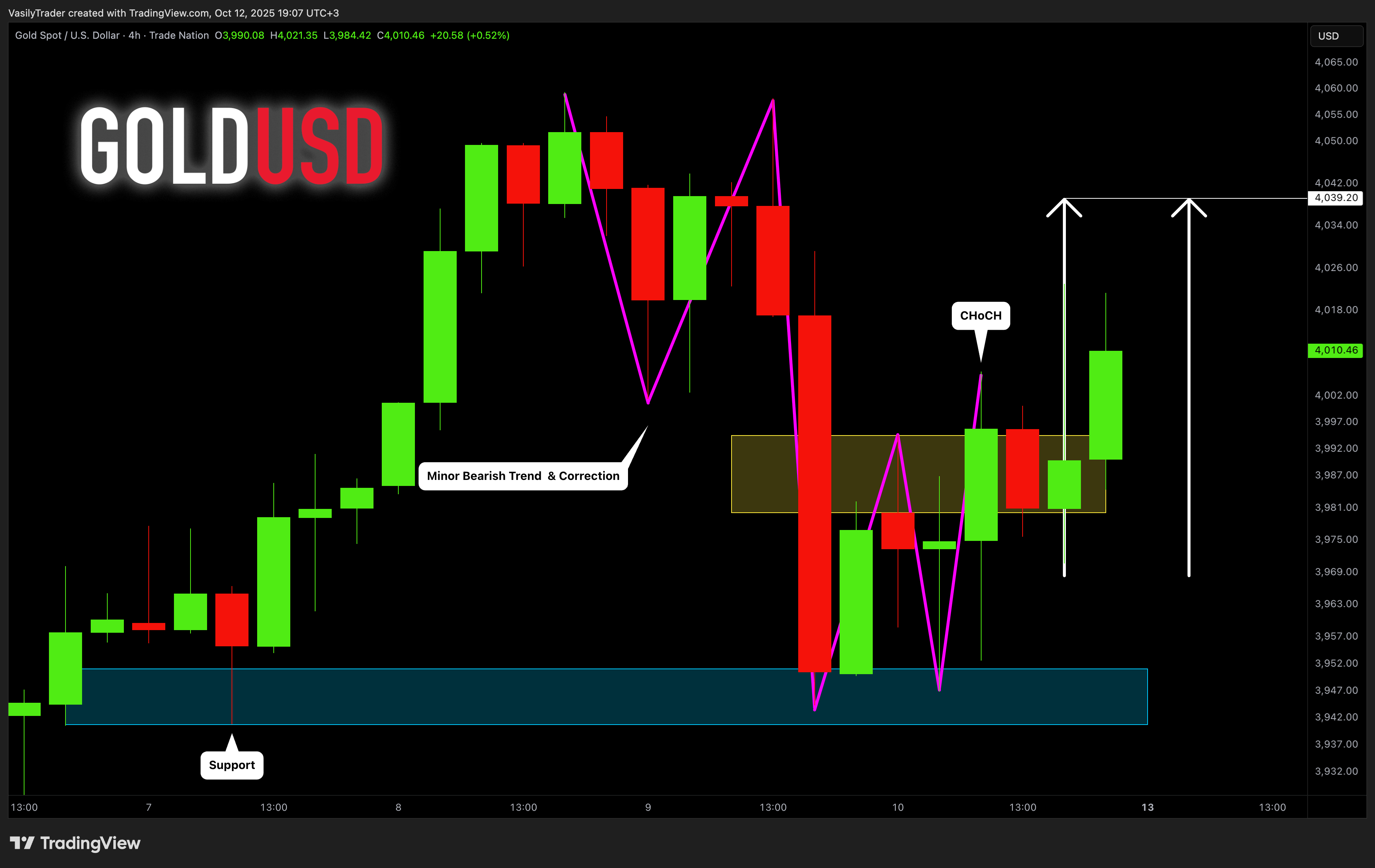 TRADENATION:XAUUSD Chart Image by VasilyTrader