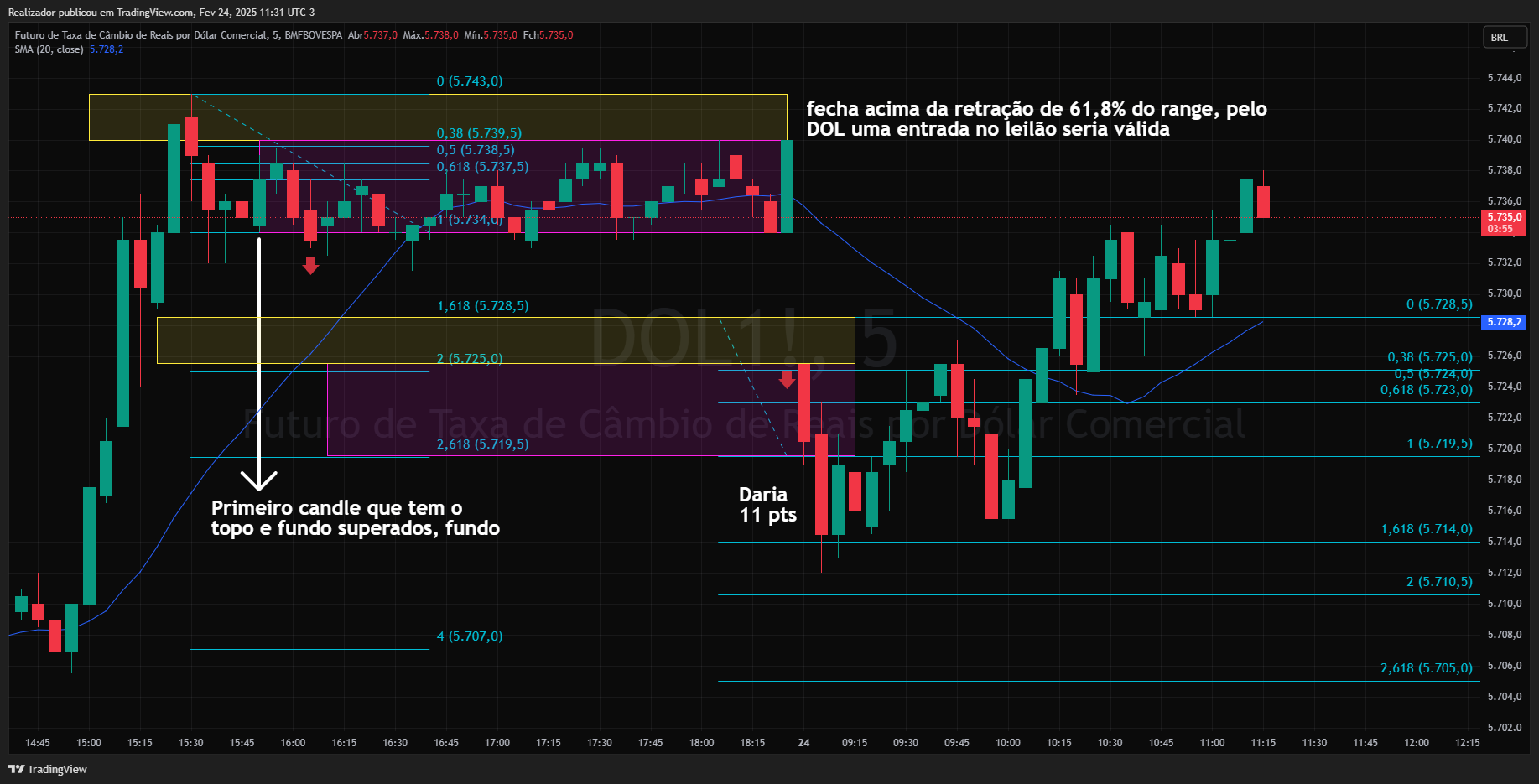 BMFBOVESPA_DLY:DOL1! Chart Image by Realizador