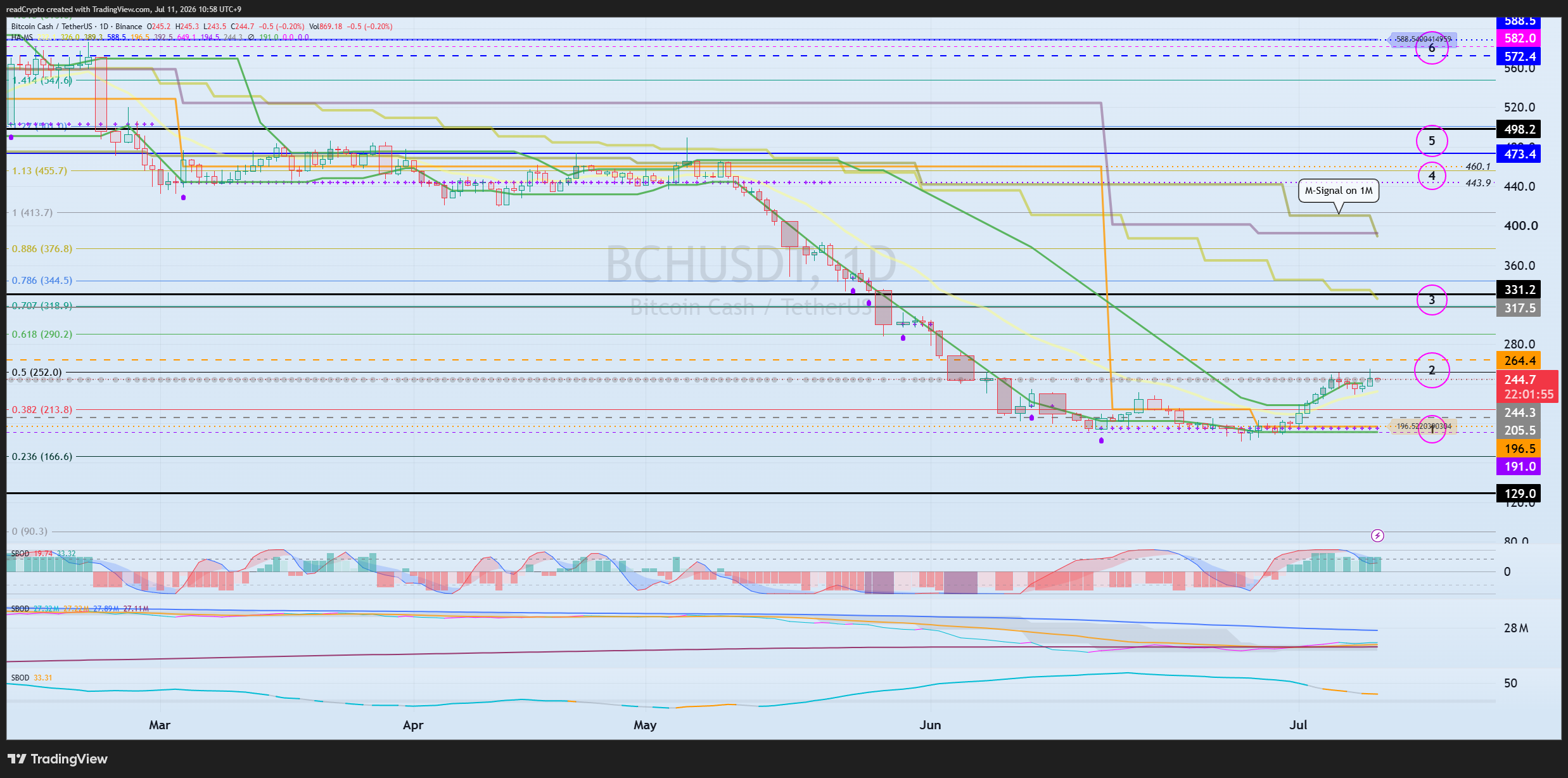 BINANCE:BCHUSDT Chart Image by readCrypto