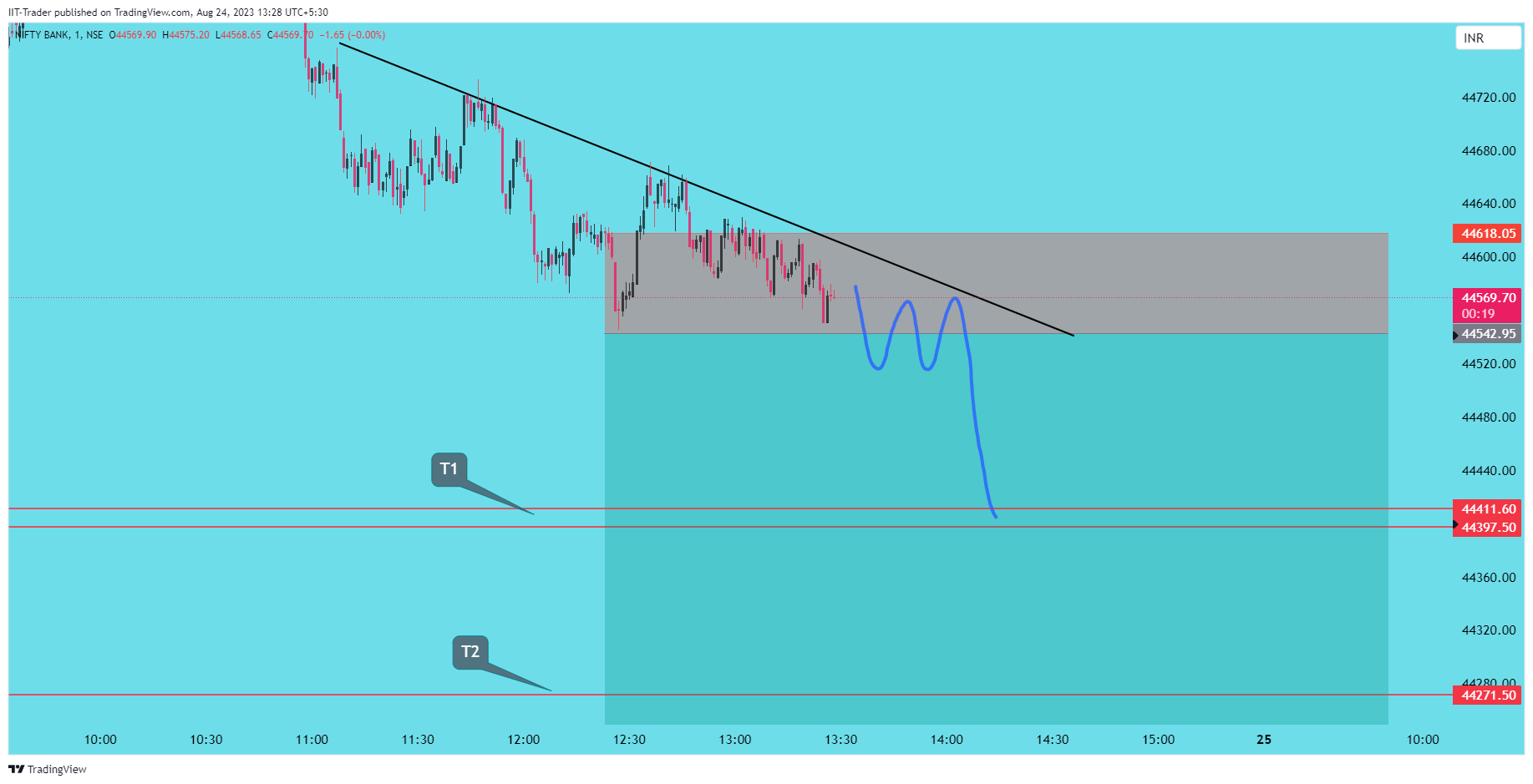 NSE:BANKNIFTY Chart Image by IIT-Trader